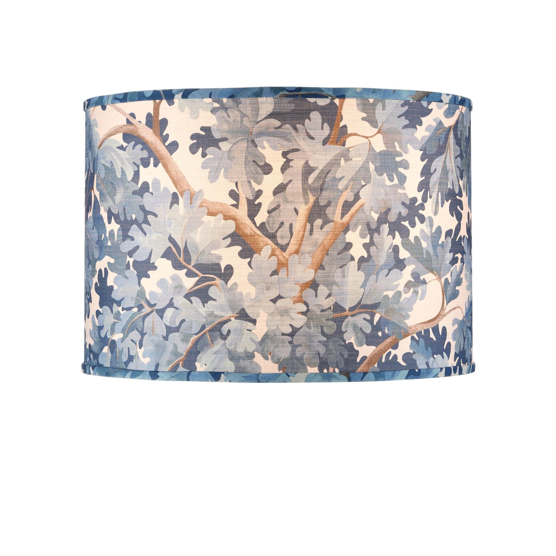 Currey and Company - 0900-6011 - Lamp Shade - Woodland - Blue / Brown / Ivory