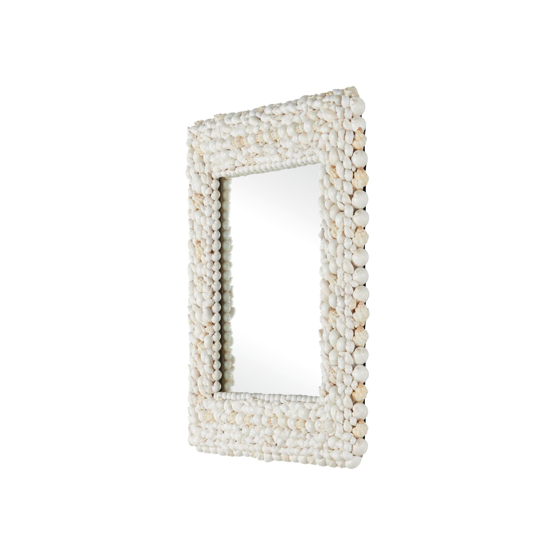 Currey and Company - 1000-0164 - Mirror - Piddock Square Mirror - White