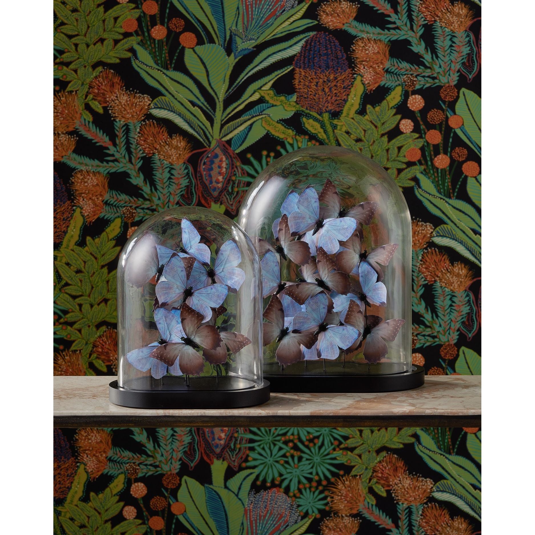 Currey and Company - 1200-0976 - Sculpture - Rue de Bac - Lilas / Marron / Noir / Transparent