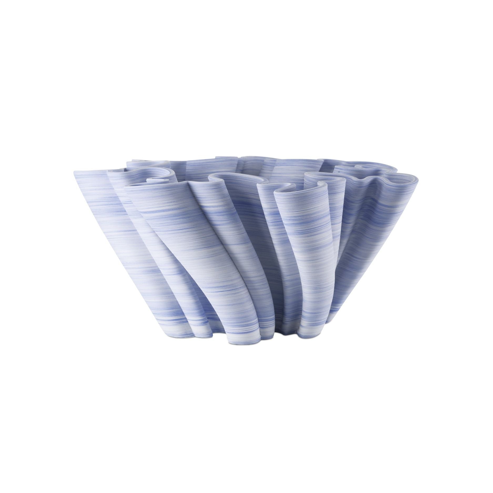 Currey and Company - 1200-1015 - Bowl - Twirl - Blue