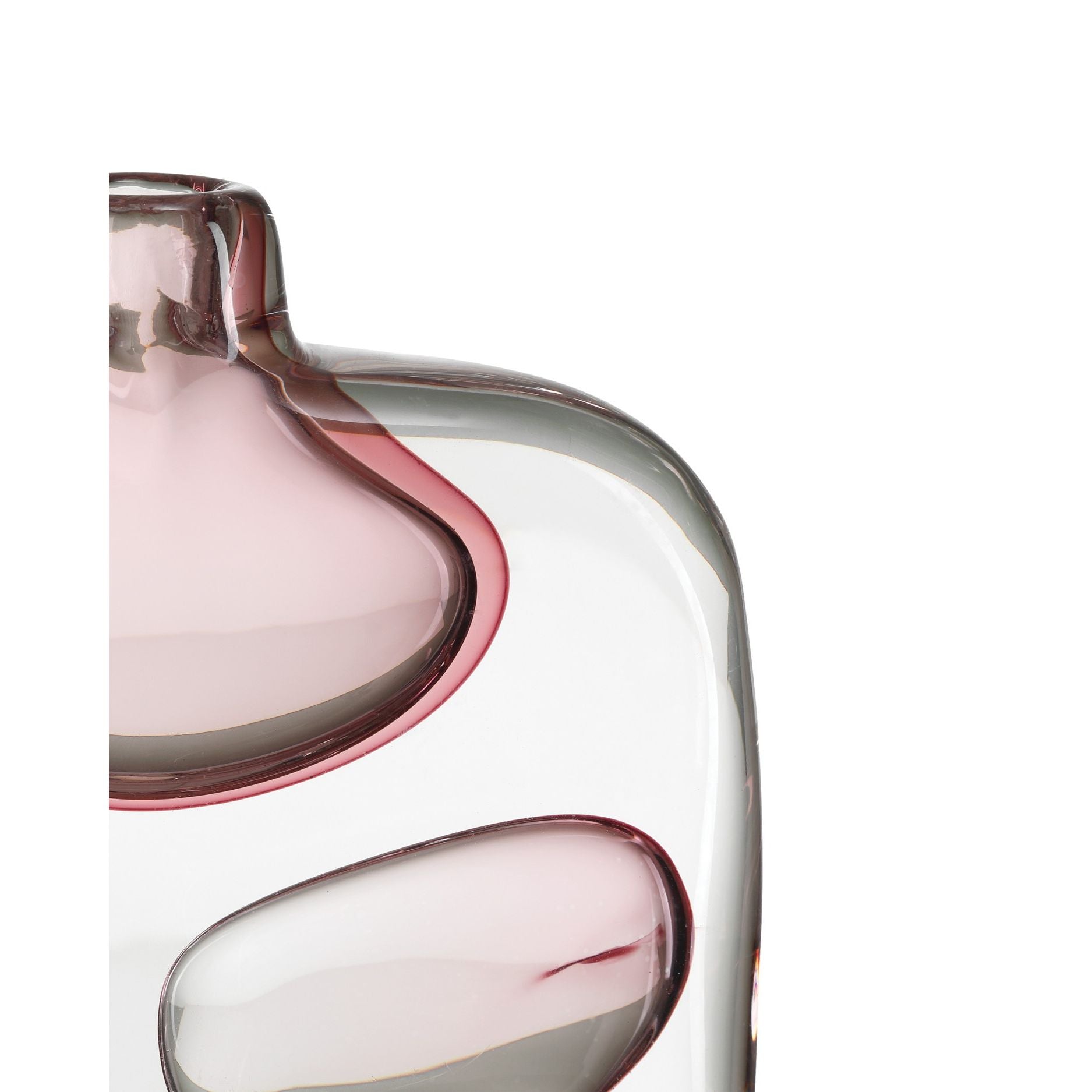 Currey and Company - 1200-1016 - Vase - Vicolino - Transparent / Violet