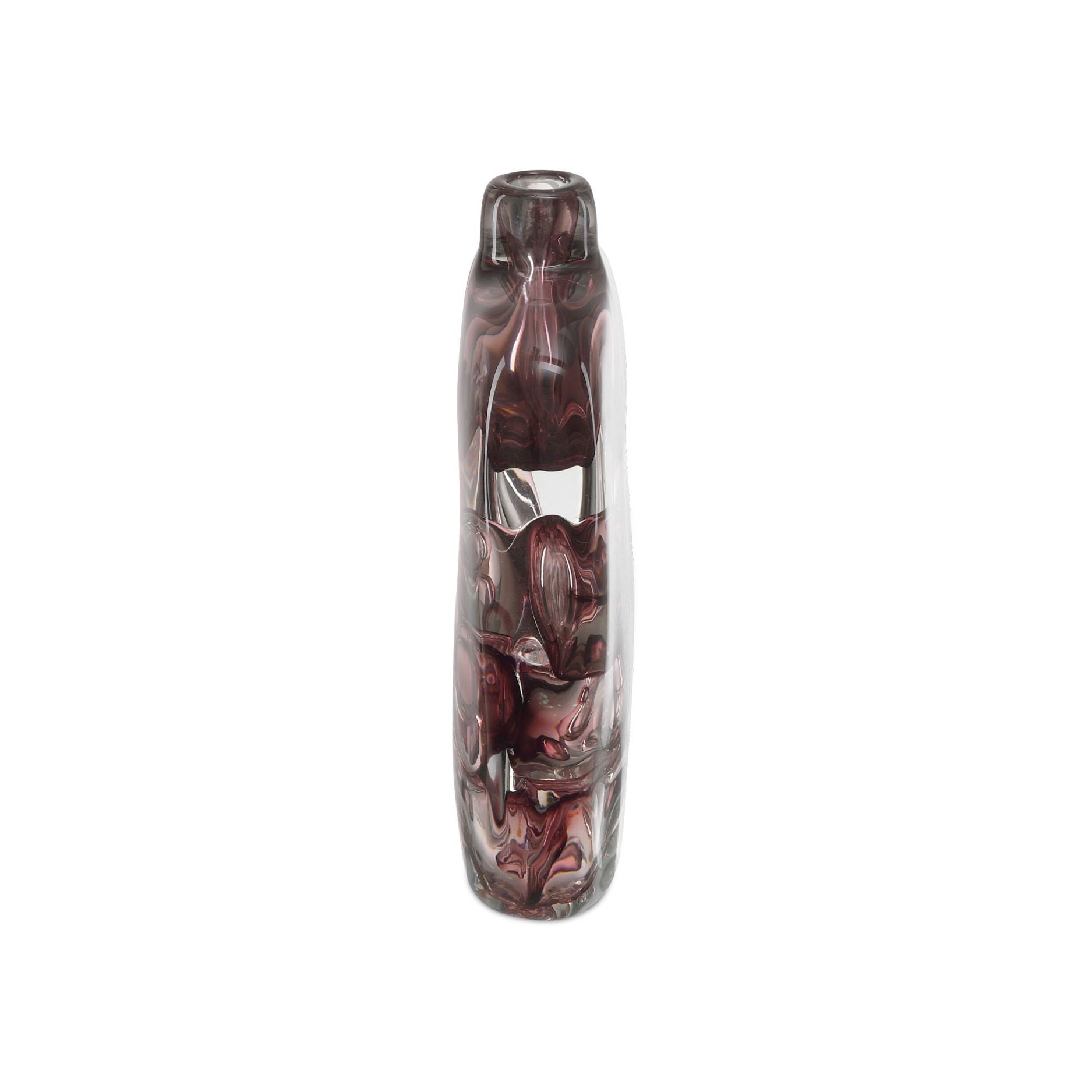 Currey and Company - 1200-1016 - Vase - Vicolino - Transparent / Violet