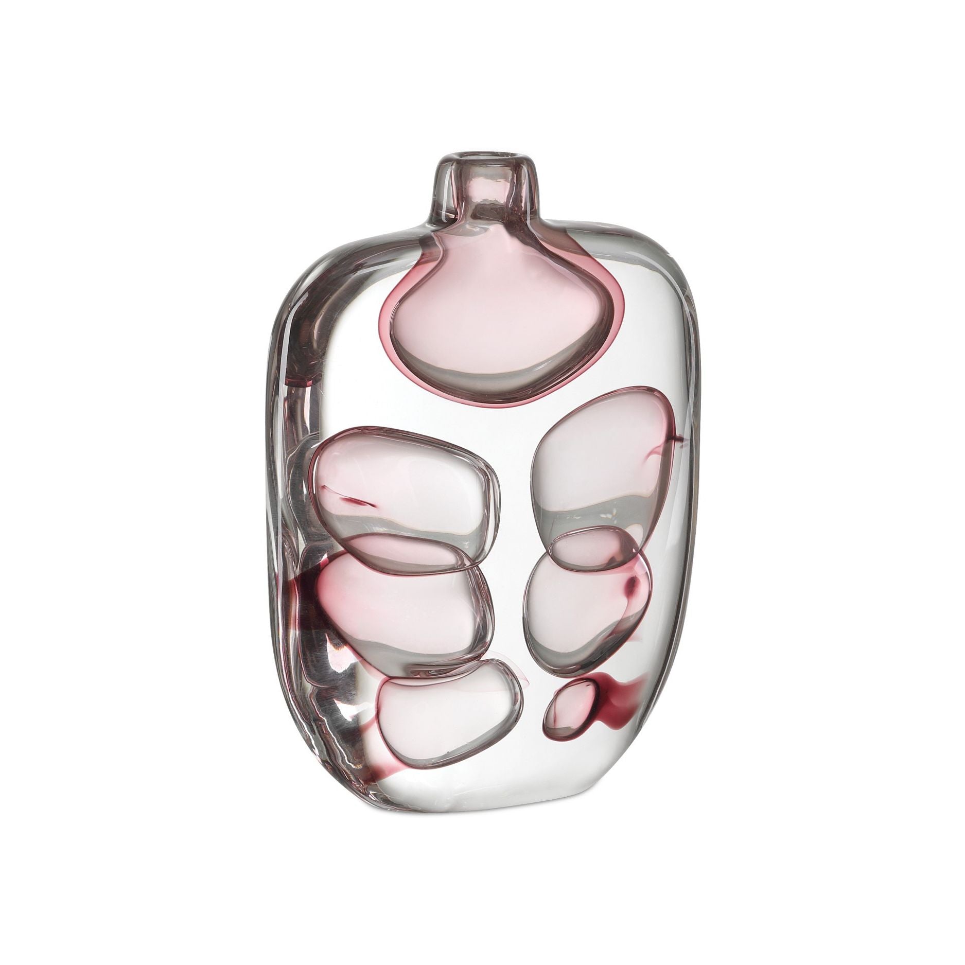 Currey and Company - 1200-1016 - Vase - Vicolino - Transparent / Violet