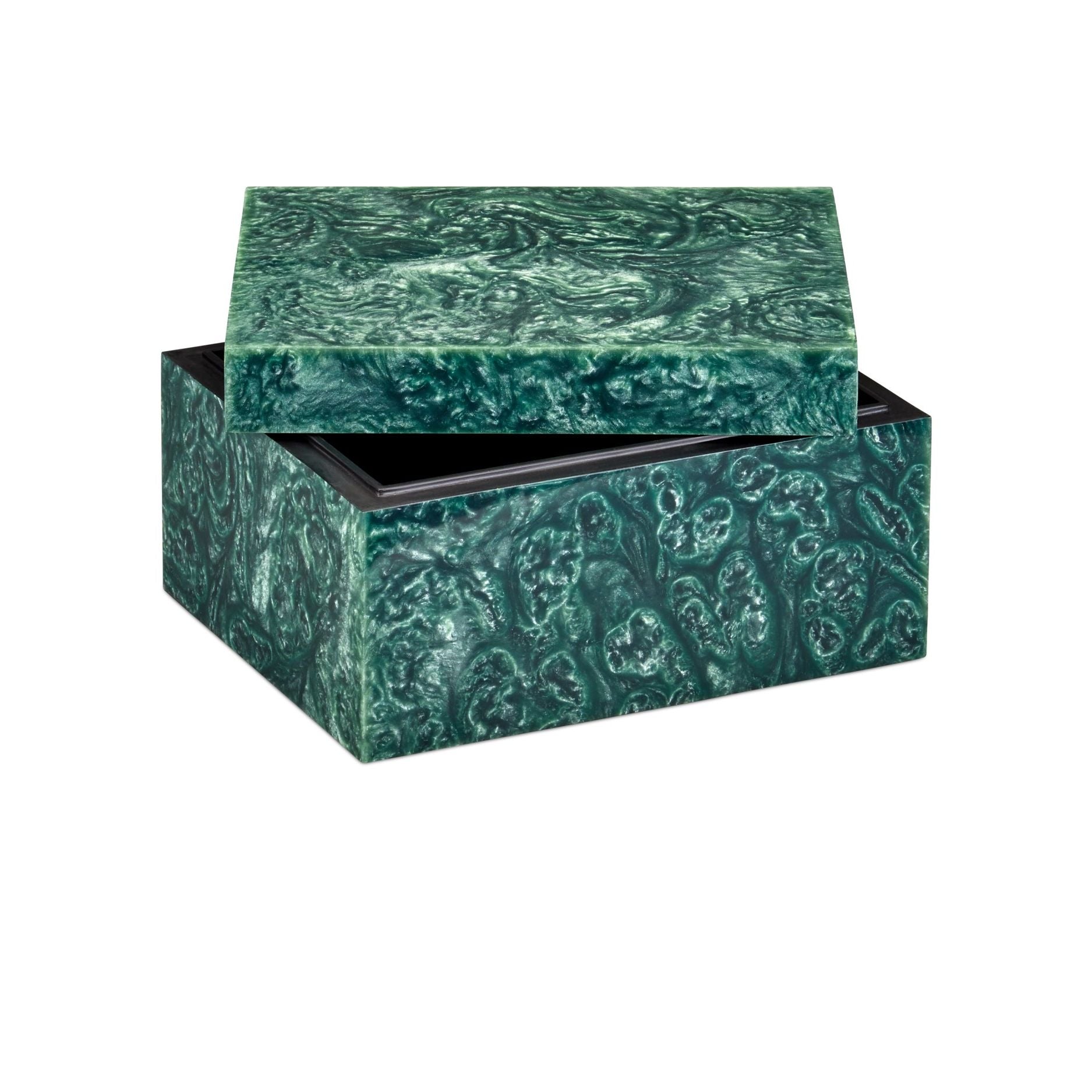 Currey and Company - 1200-1023 - Boîte - Rina - Turquoise