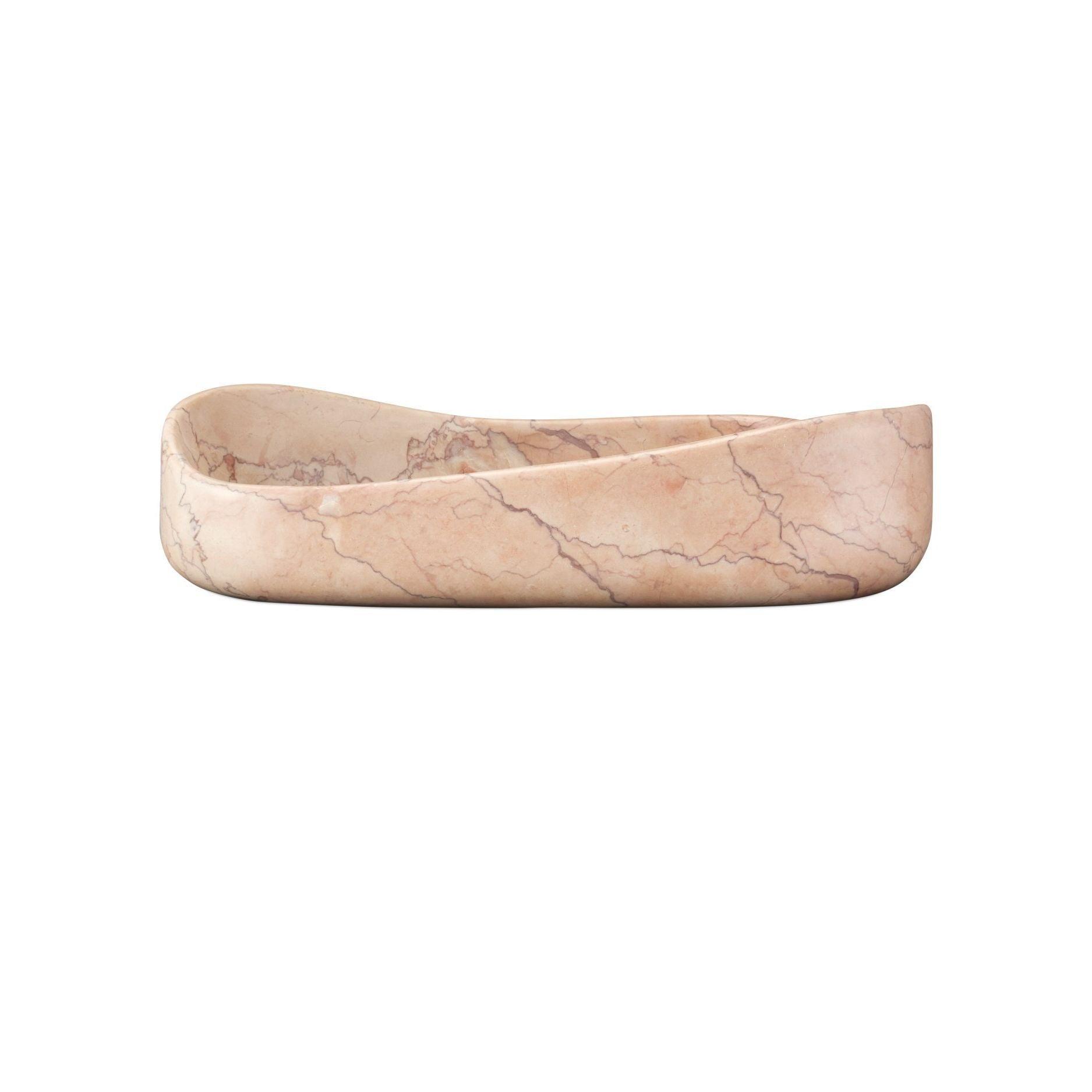 Currey and Company - 1200-1038 - Bowl - Deaton Rosa Marble Bowl - Natural