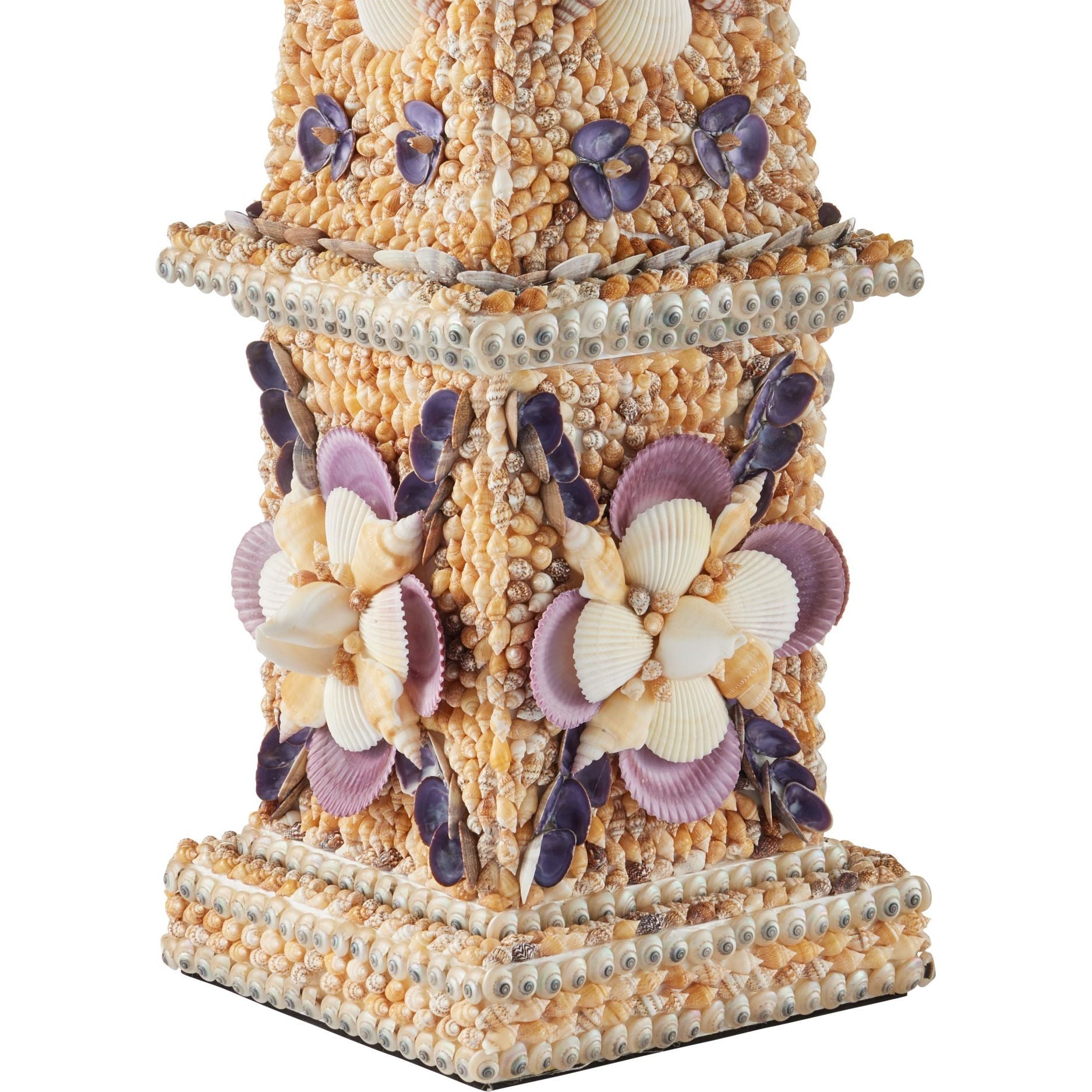 Currey and Company - 1200-1043 - Obélisque - Coquillage - Naturel