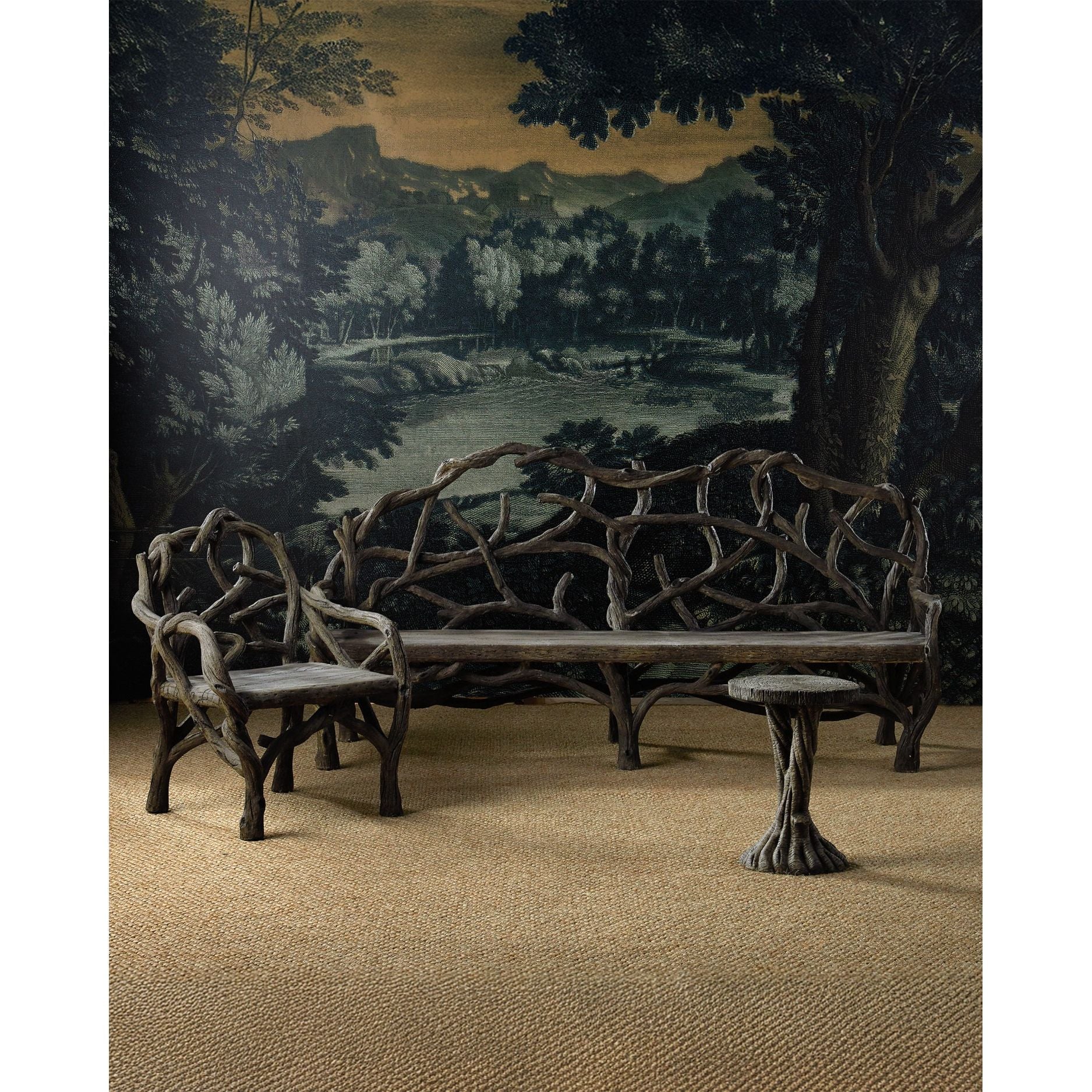 Currey and Company - 2000-0046 - Accent Table - Dunmore - Charbon de Bois
