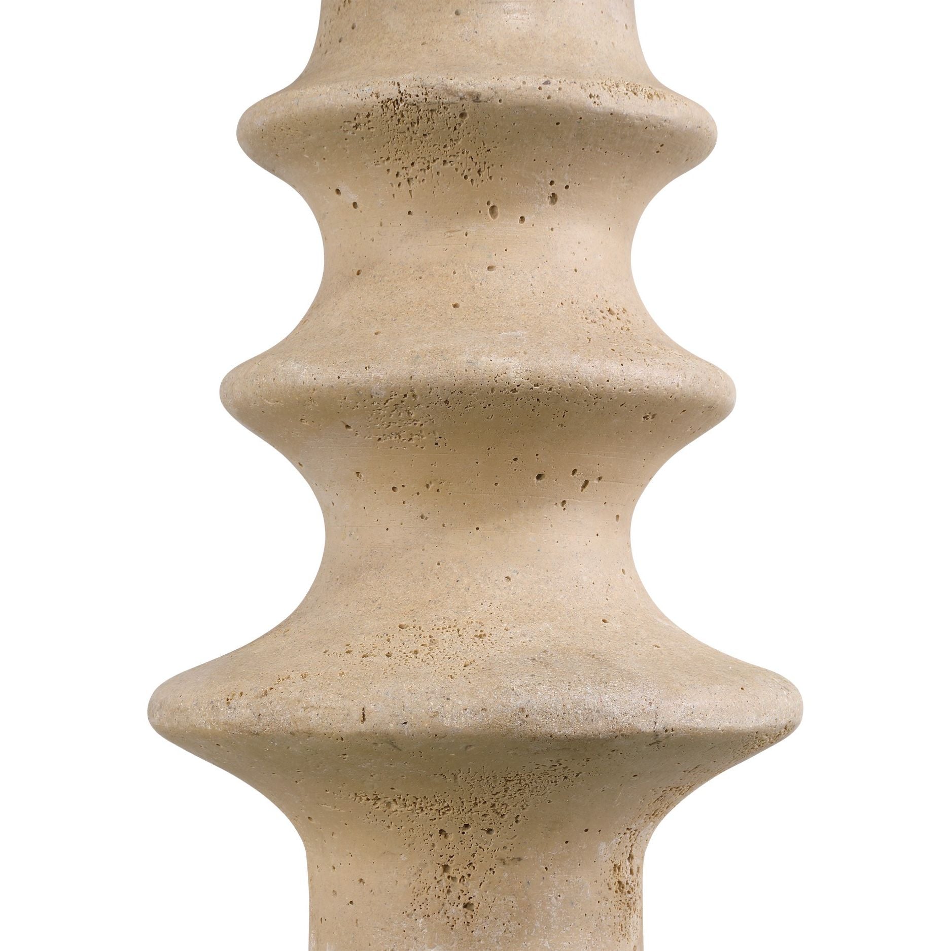 Currey and Company - 3000-0321 - Table d'appoint - Table d'appoint Rollins - Beige