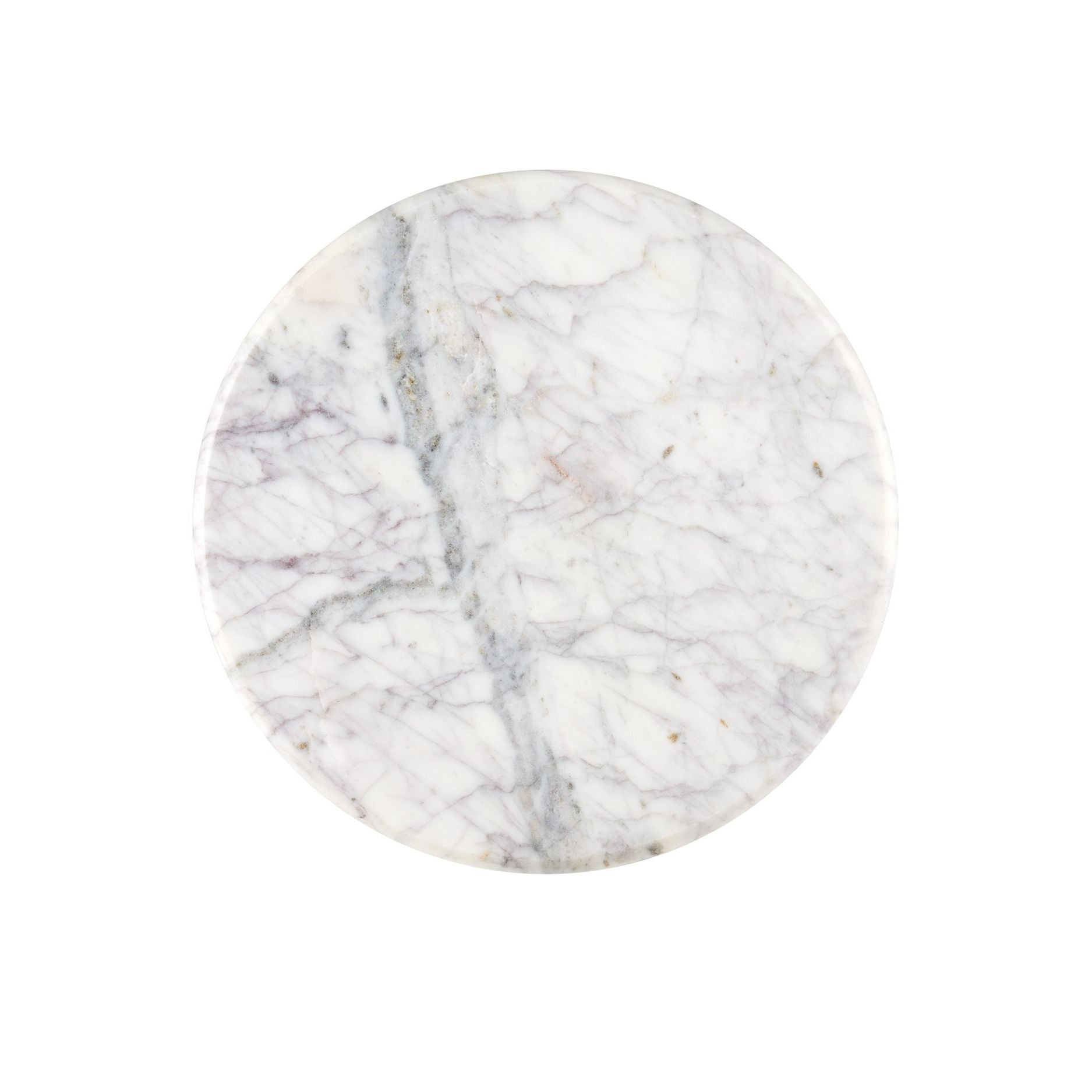 Currey and Company - 3000-0323 - Drinks Table - Passementerie White Marble Drinks Table - Natural White