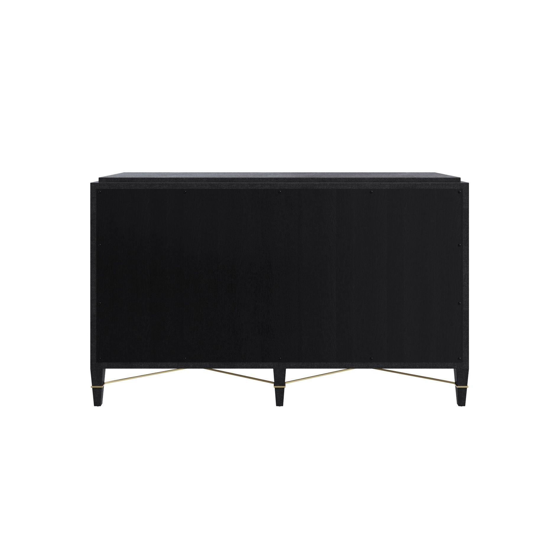 Currey and Company - 3000-0332 - Chest - Verona - Black / Natural / Champagne / Silver