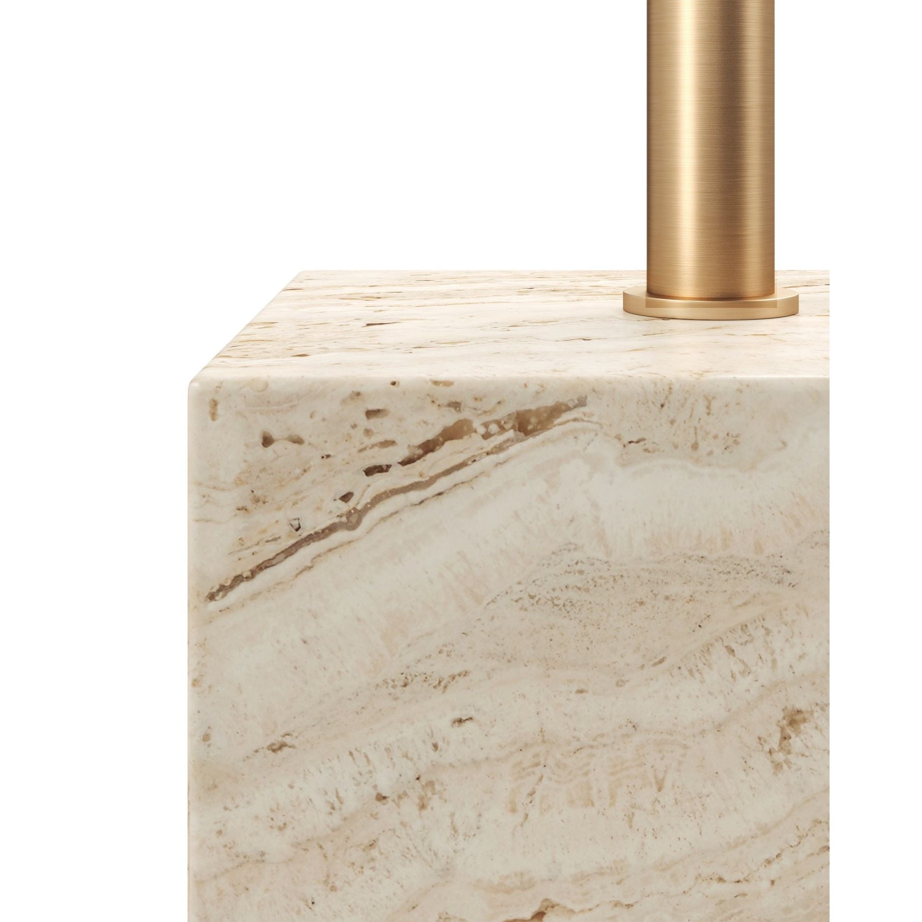 Currey and Company - 4000-0240 - Drinks Table - Prado - Natural / Polished Brass