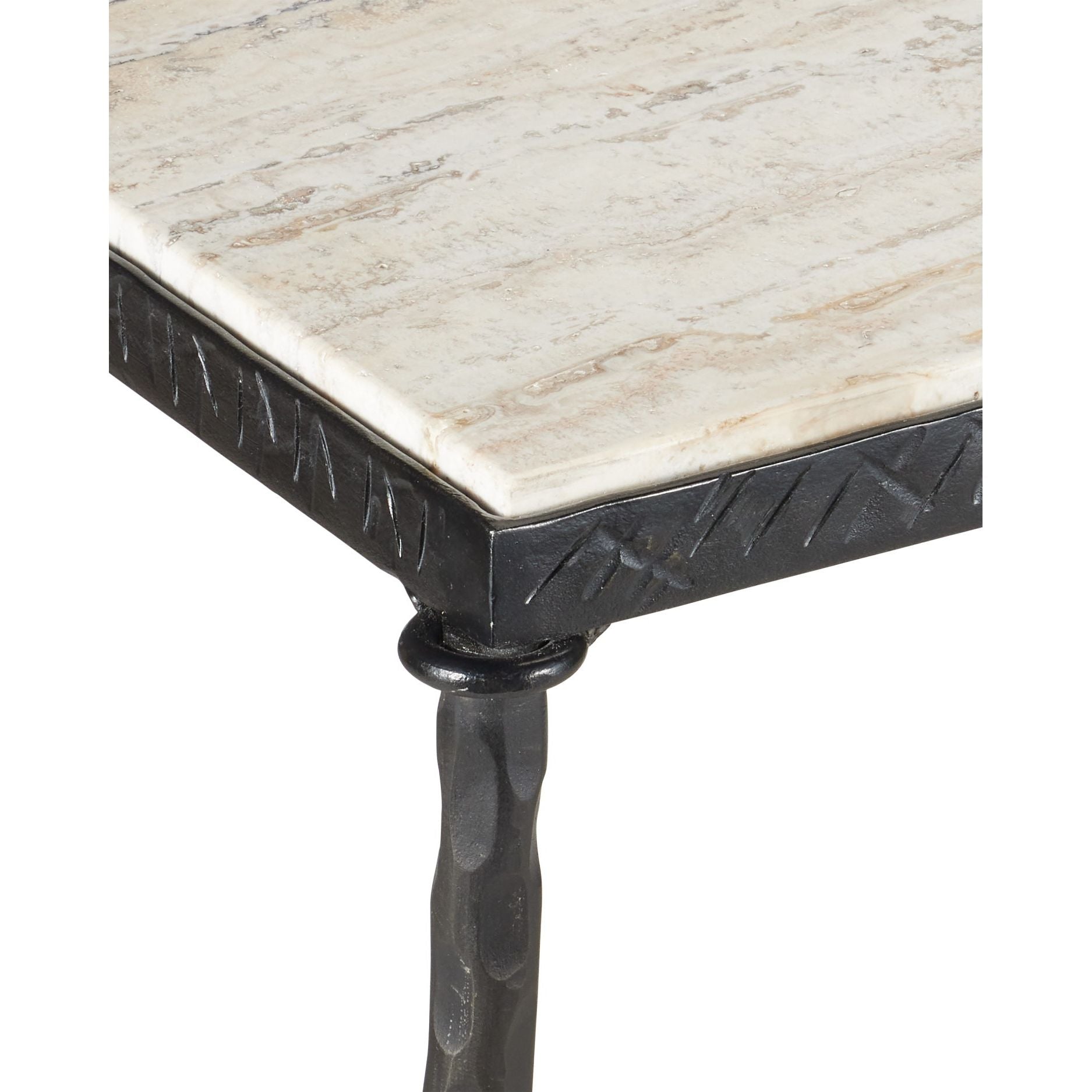 Currey and Company - 4000-0245 - Console - Agora - Bronze naturel/rustique