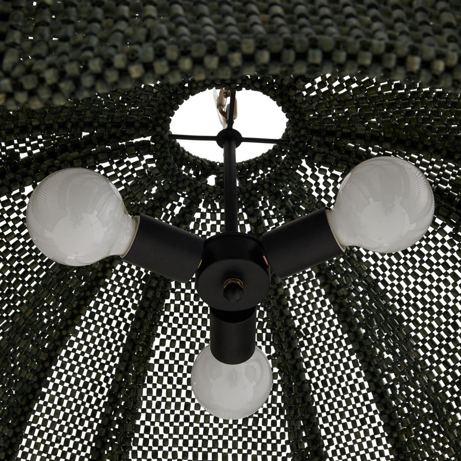 Arteriors - DMS23 - Trois Lumières Suspension - Kamari - Tache d'eucalyptus