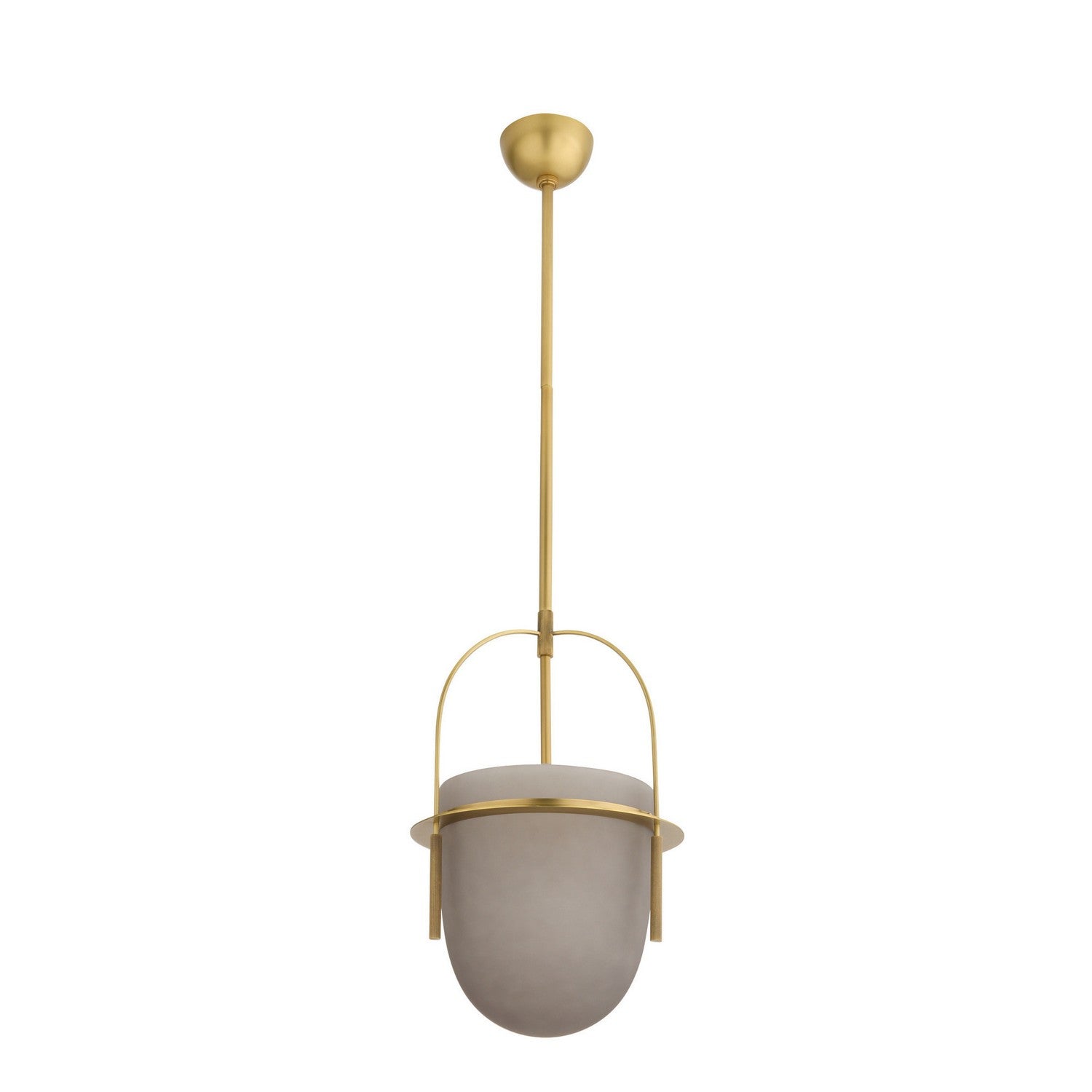 Arteriors - DPC19 - Une lumière Suspension - Kathleen - Fumée givrée