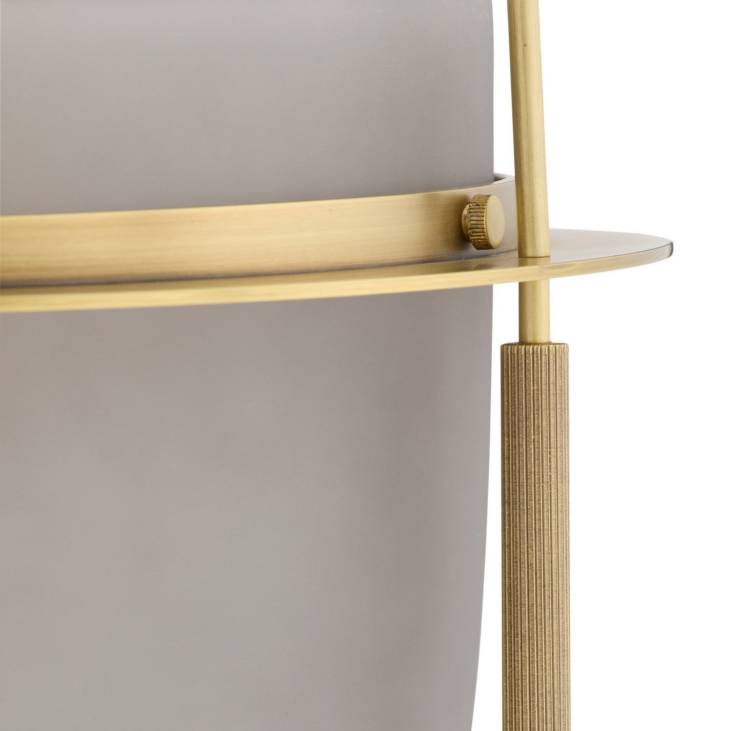 Arteriors - DPC19 - Une lumière Suspension - Kathleen - Fumée givrée