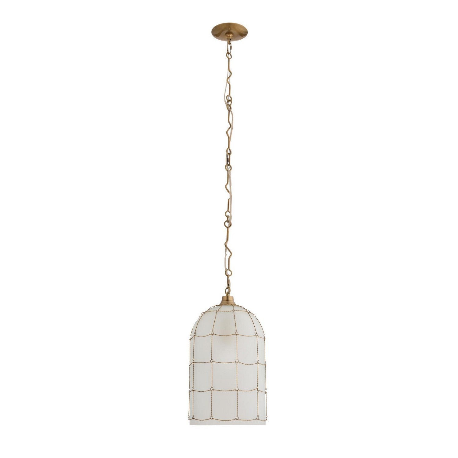 Arteriors - DPI14 - Une lumière Suspension - Jordan - Givré