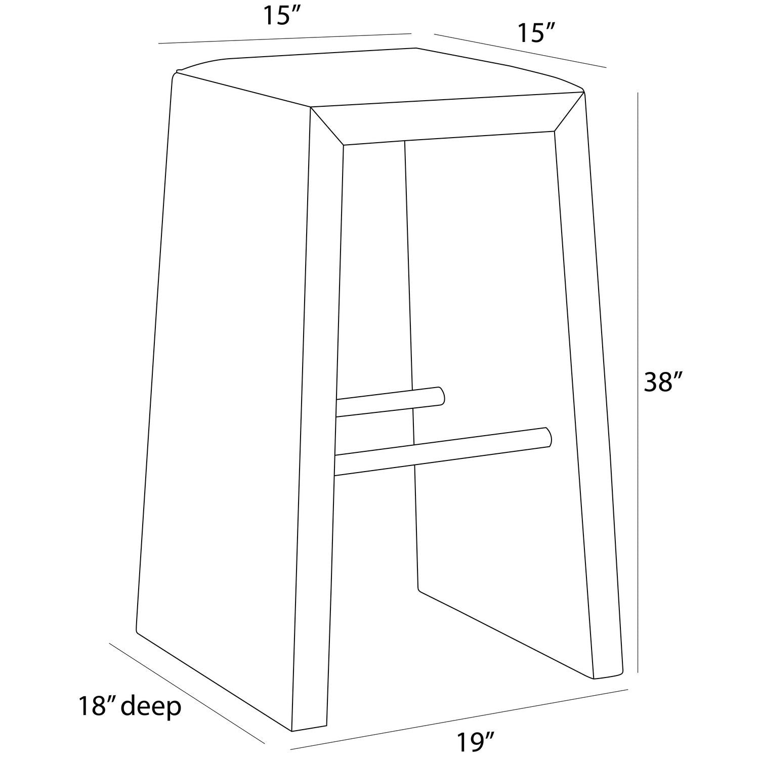 Arteriors - FSI18 - Bar Stool - Cowan - White