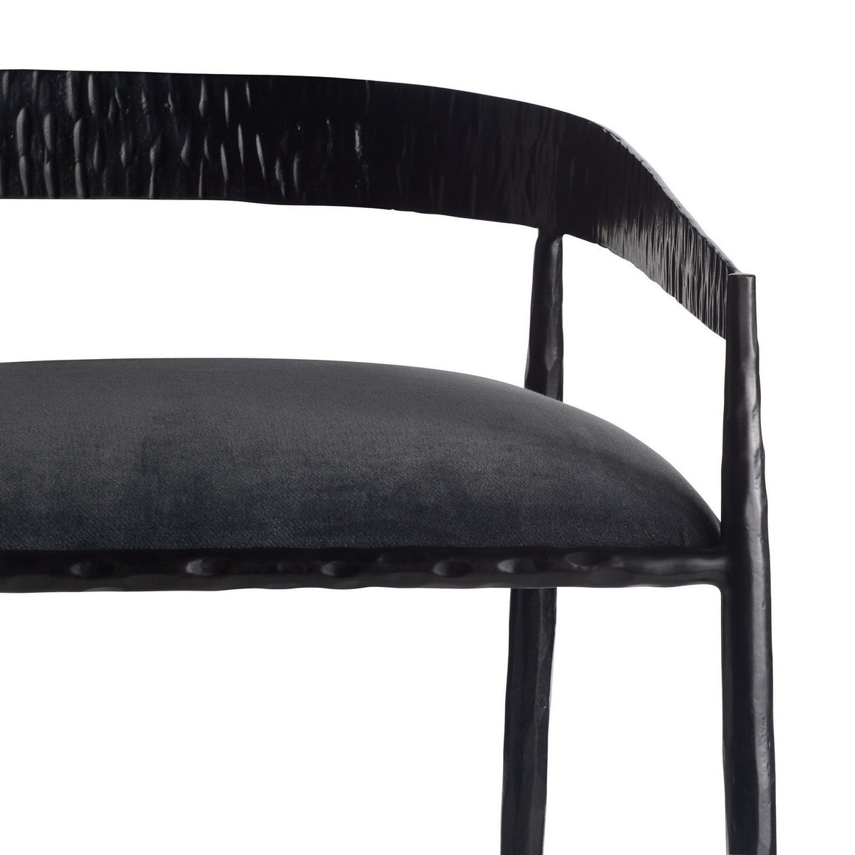 Arteriors FSI22 Ansel Bar Stool in Midnight Grey