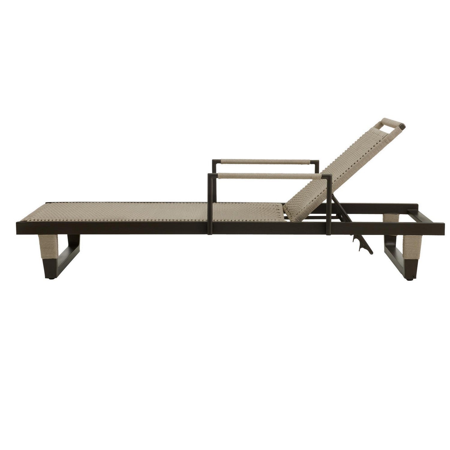 Arteriors - FTS03 - Chaise longue d'extérieur avec accoudoirs - Daytona - Buff