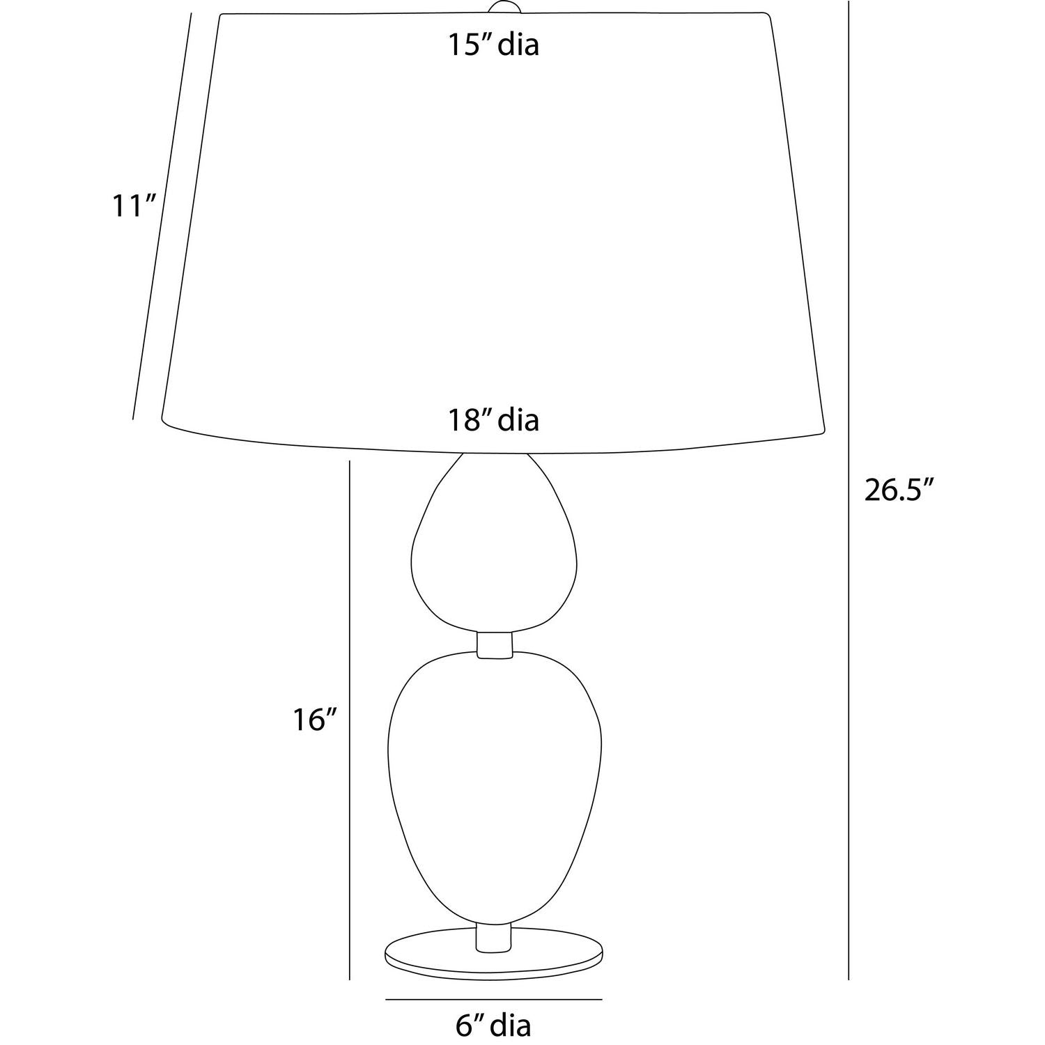 Arteriors - PTC66-829 - One Light Table Lamp - Aubrey - Black