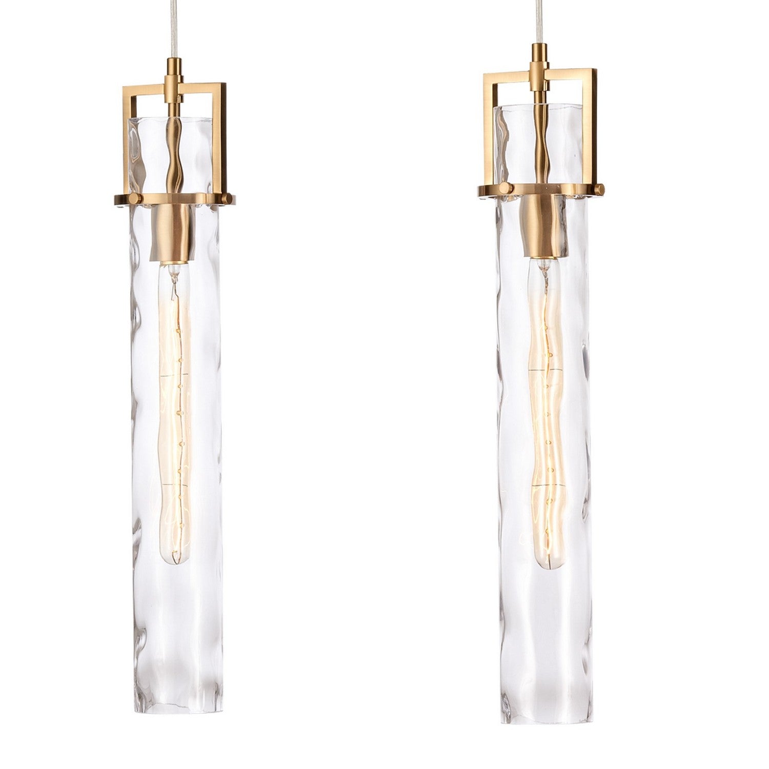 Arabela Lighting - 85245-4 - Luminaire linéaire à quatre lampes Suspendu - Jayden - Or laqué