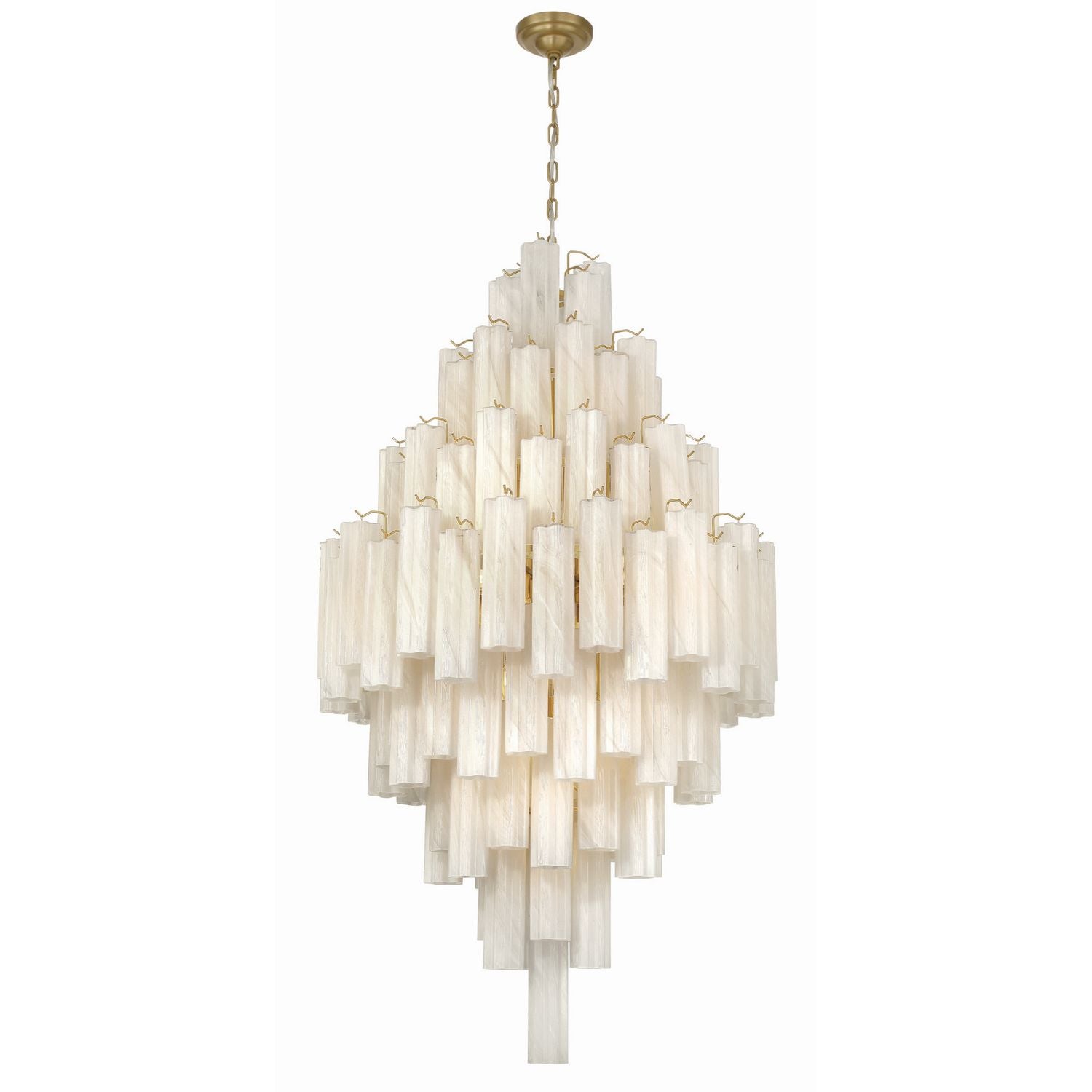 Artcraft Canada - AC12104WH - 29 Light Foyer Pendant - Sophia - Brushed Brass