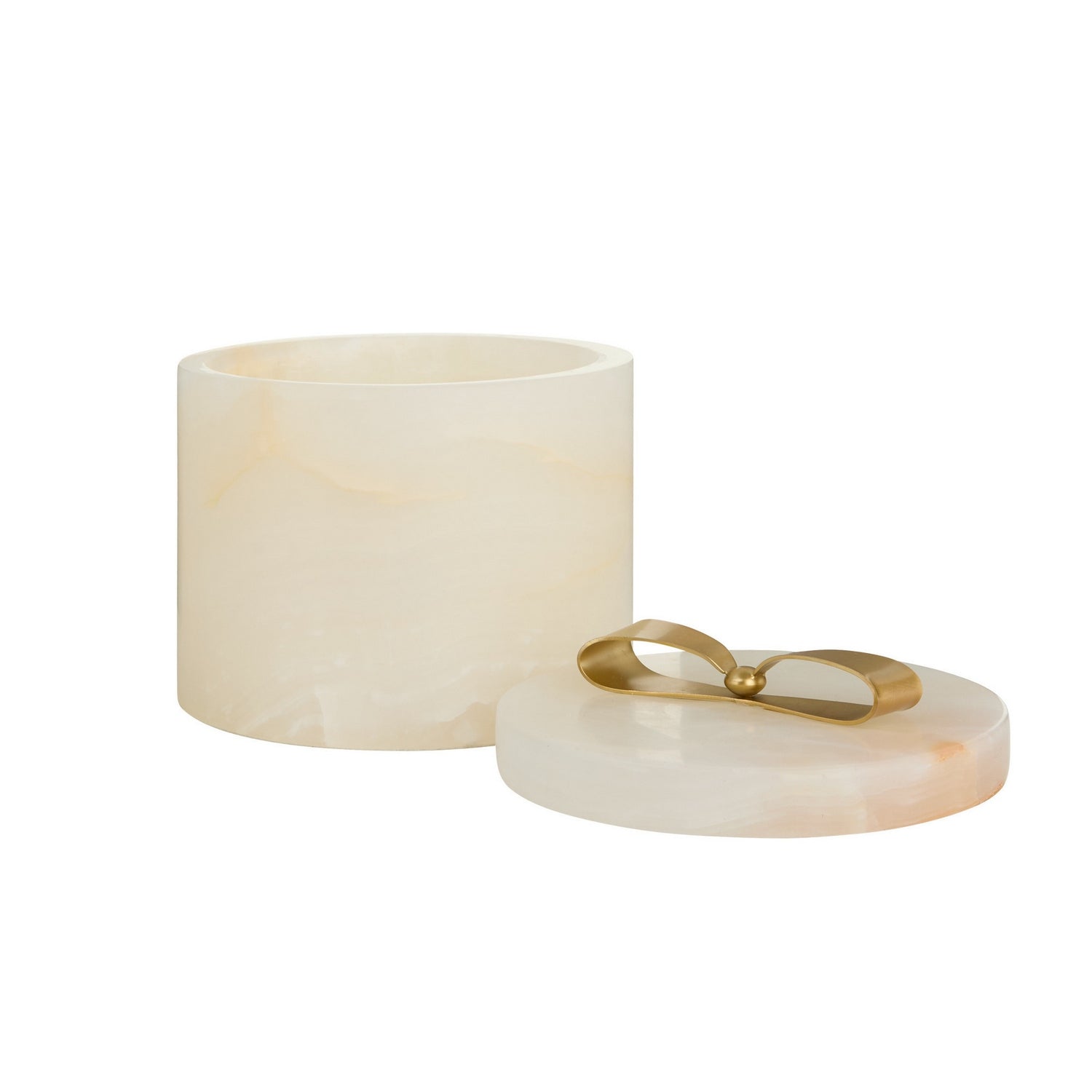 Arteriors - ARC03 - Conteneur - Monet - Onyx blanc