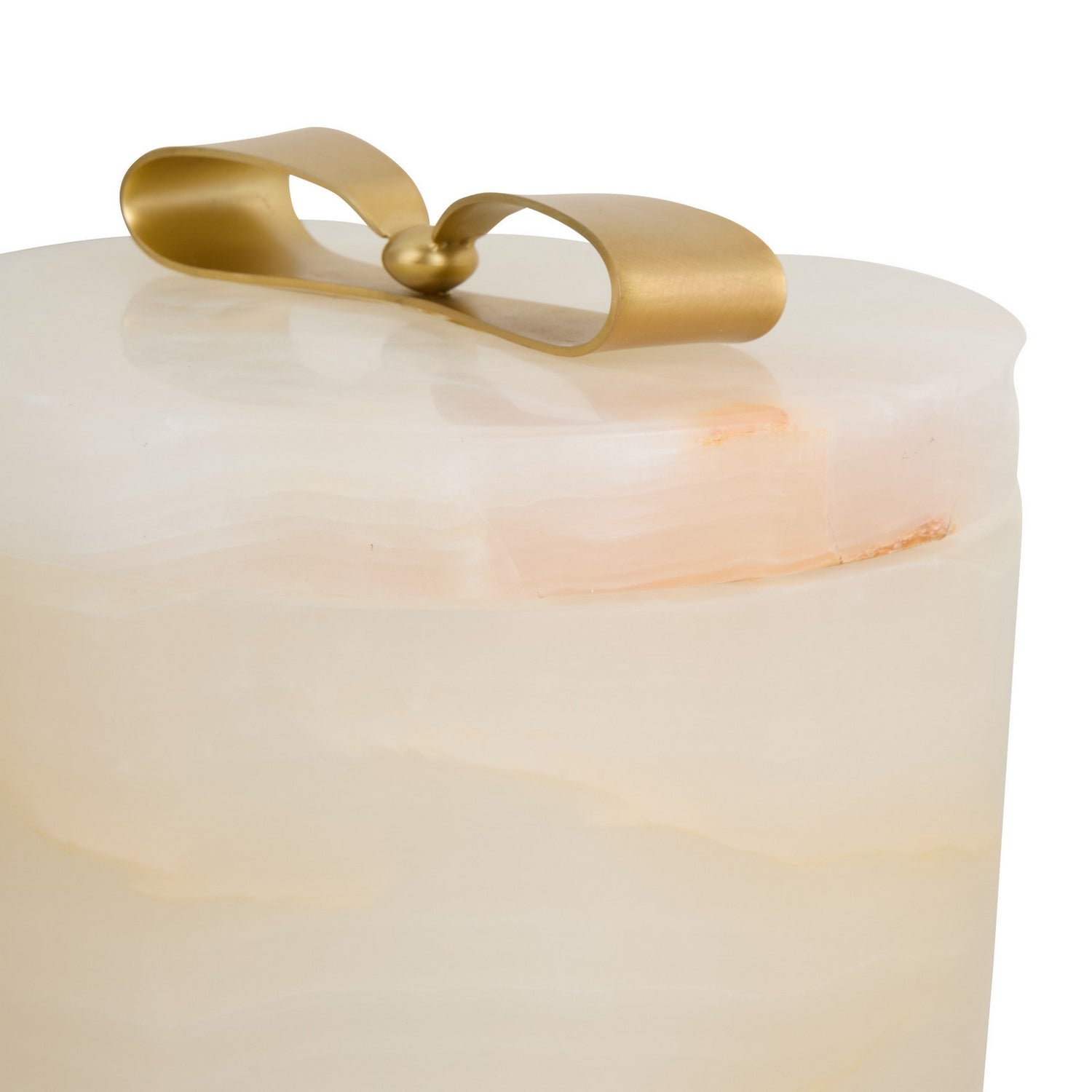 Arteriors - ARC03 - Conteneur - Monet - Onyx blanc