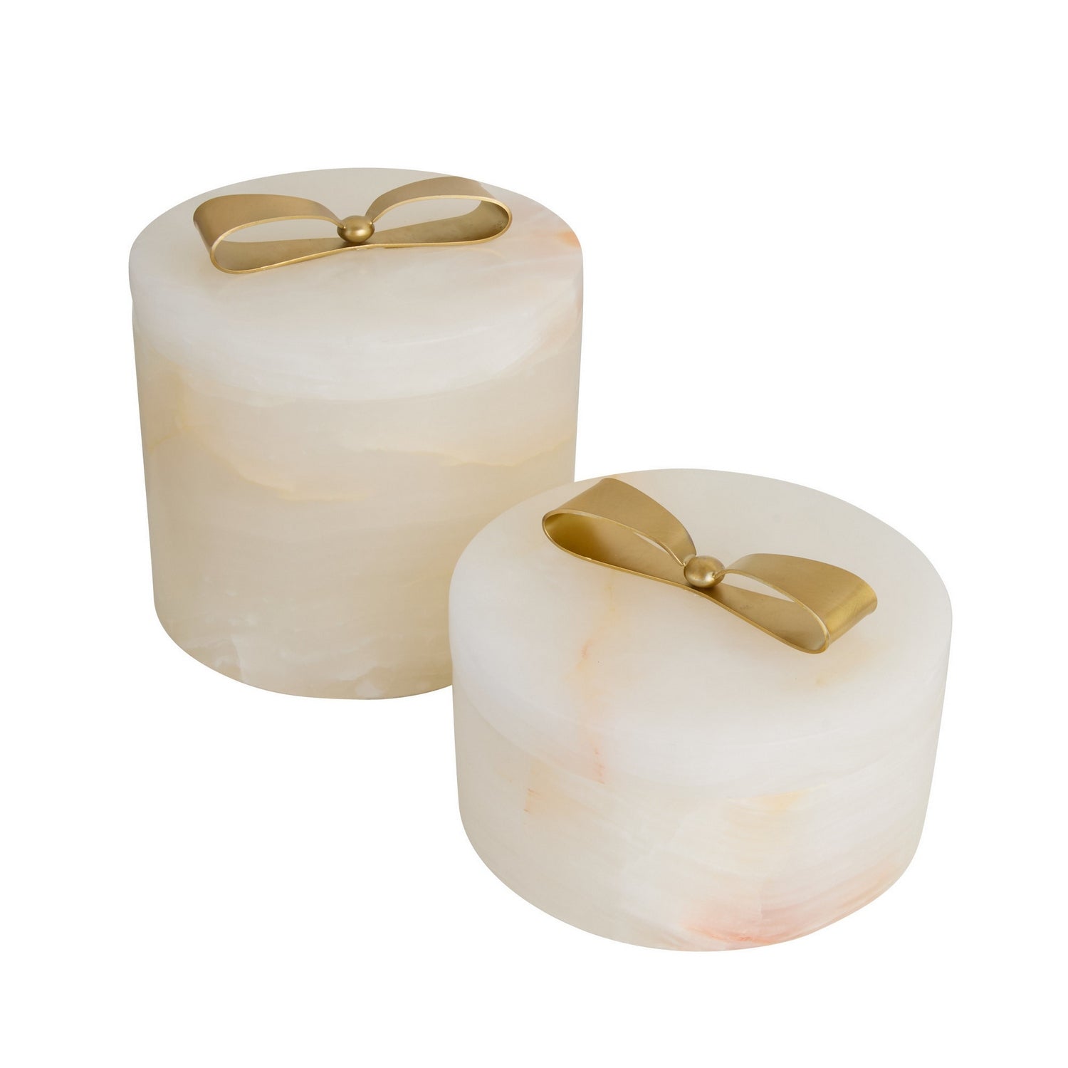 Arteriors - ARC04 - Conteneur - Monet - Onyx blanc