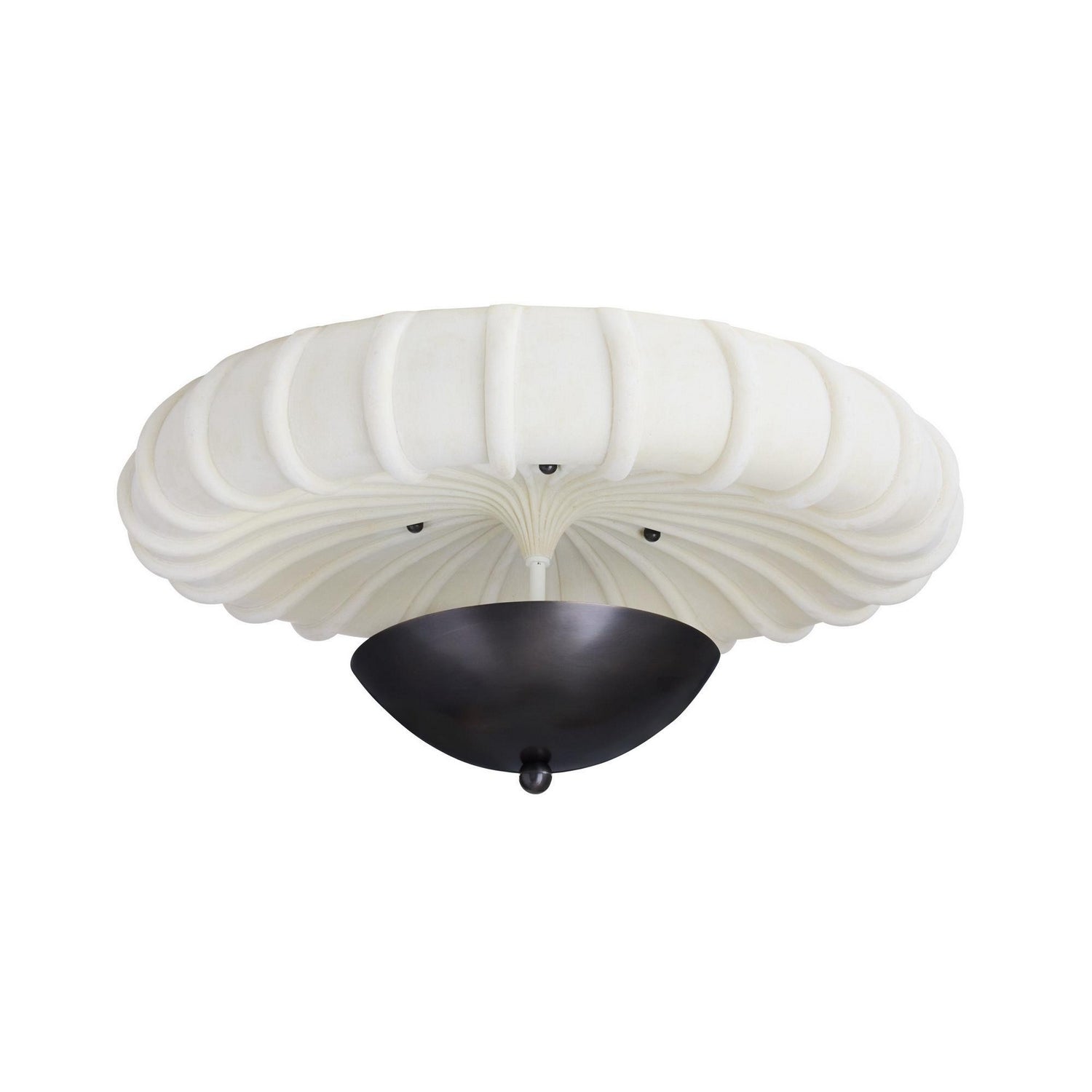 Arteriors - DFC19 - Trois Lumières Plafonnier - Camella - Ivoire