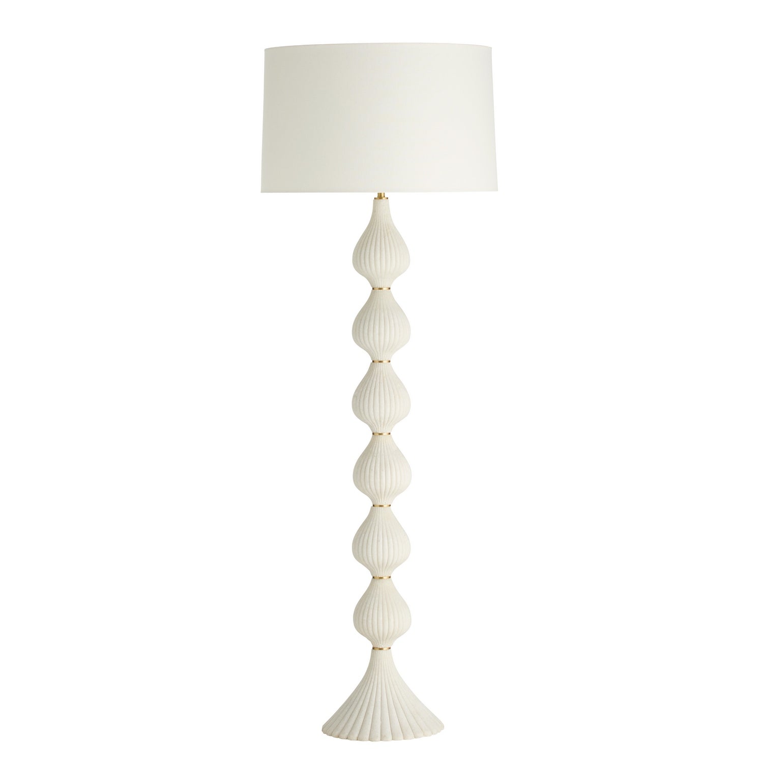 Arteriors - PFC23-860 - Lampadaire à une lumière - Nicole - Ivoire