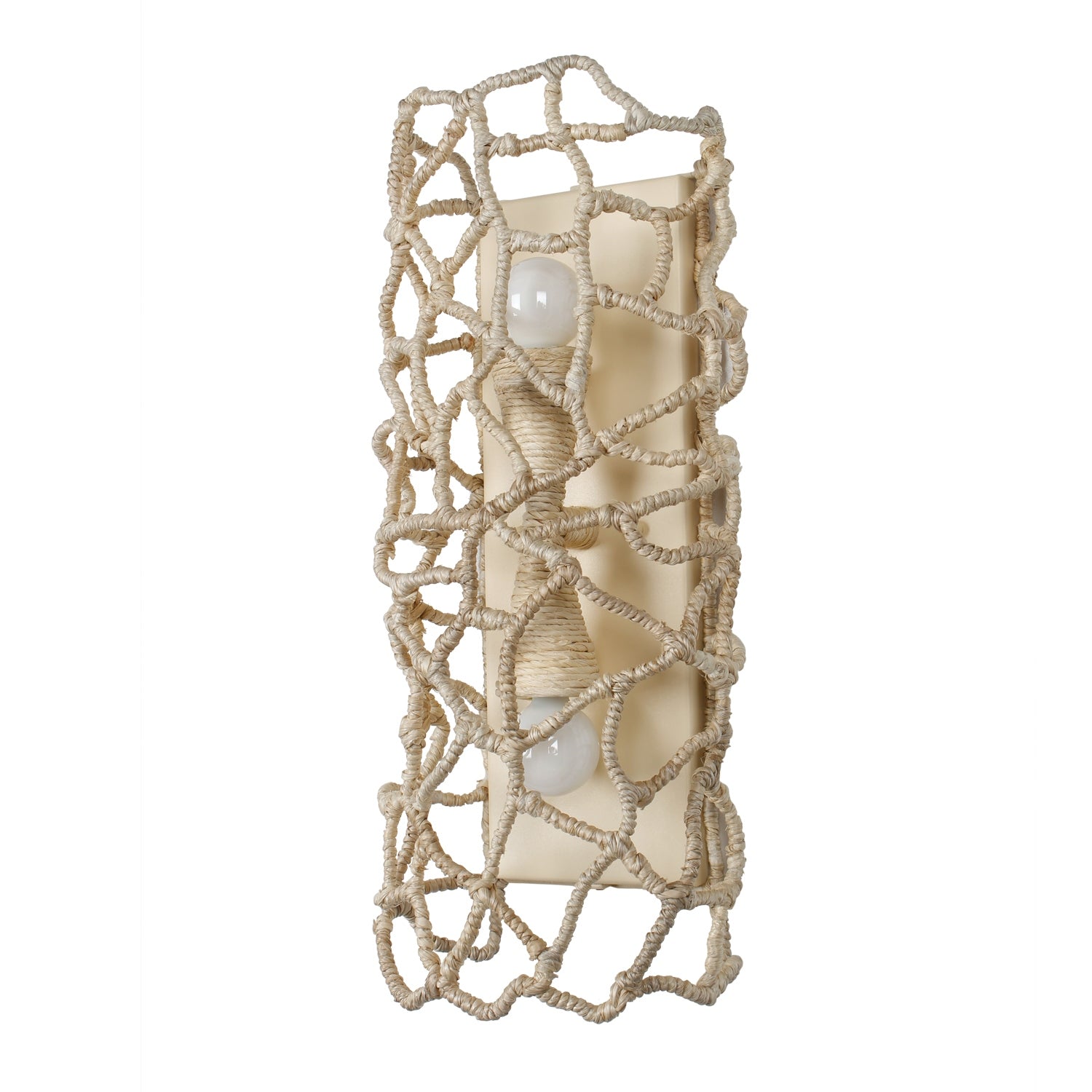 Kalco - 527321WIV - Two Light Wall Sconce - Reef - Warm Ivory