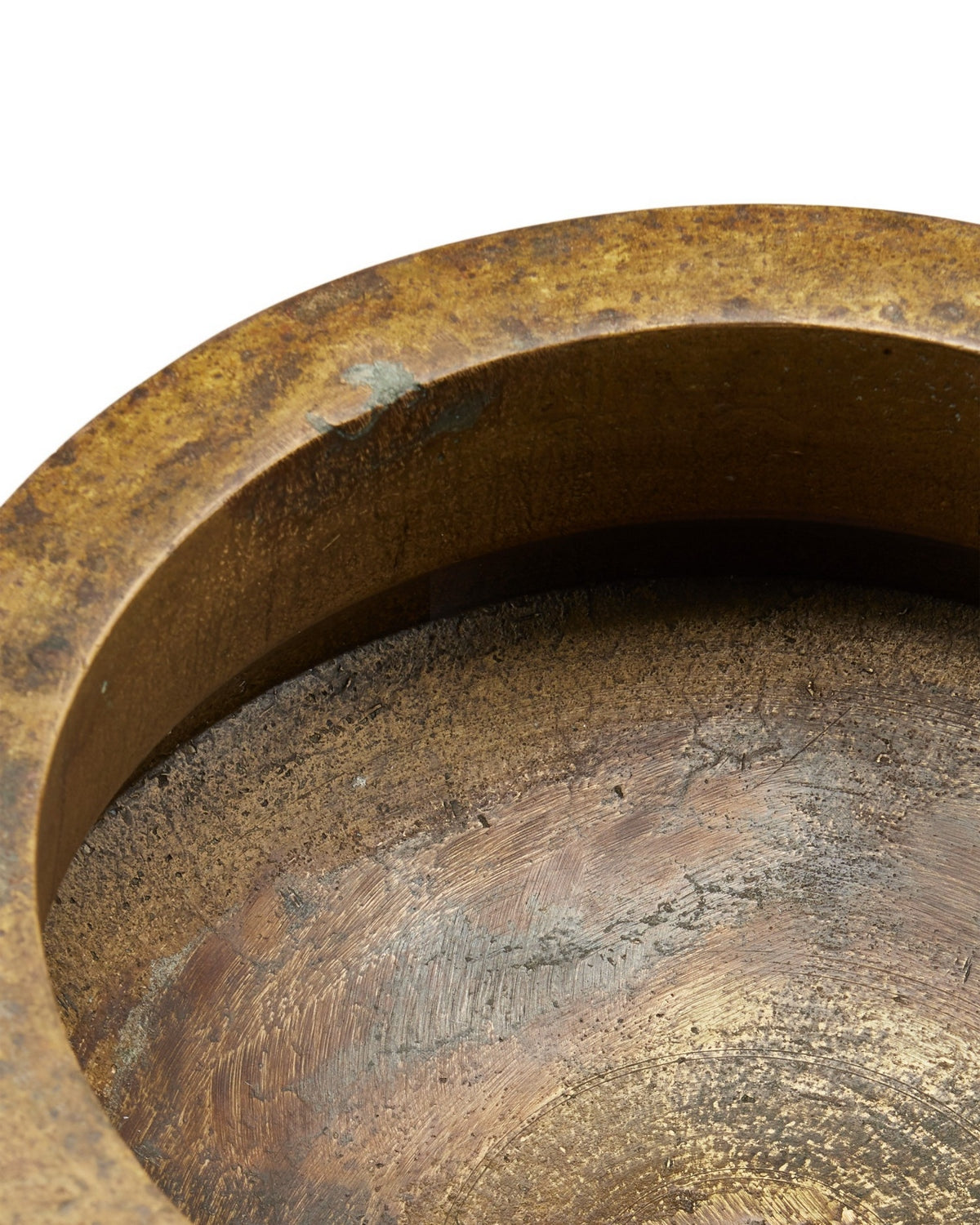 Currey and Company 1200-1054 Tanjore Ritual Bowl in Antique Brass