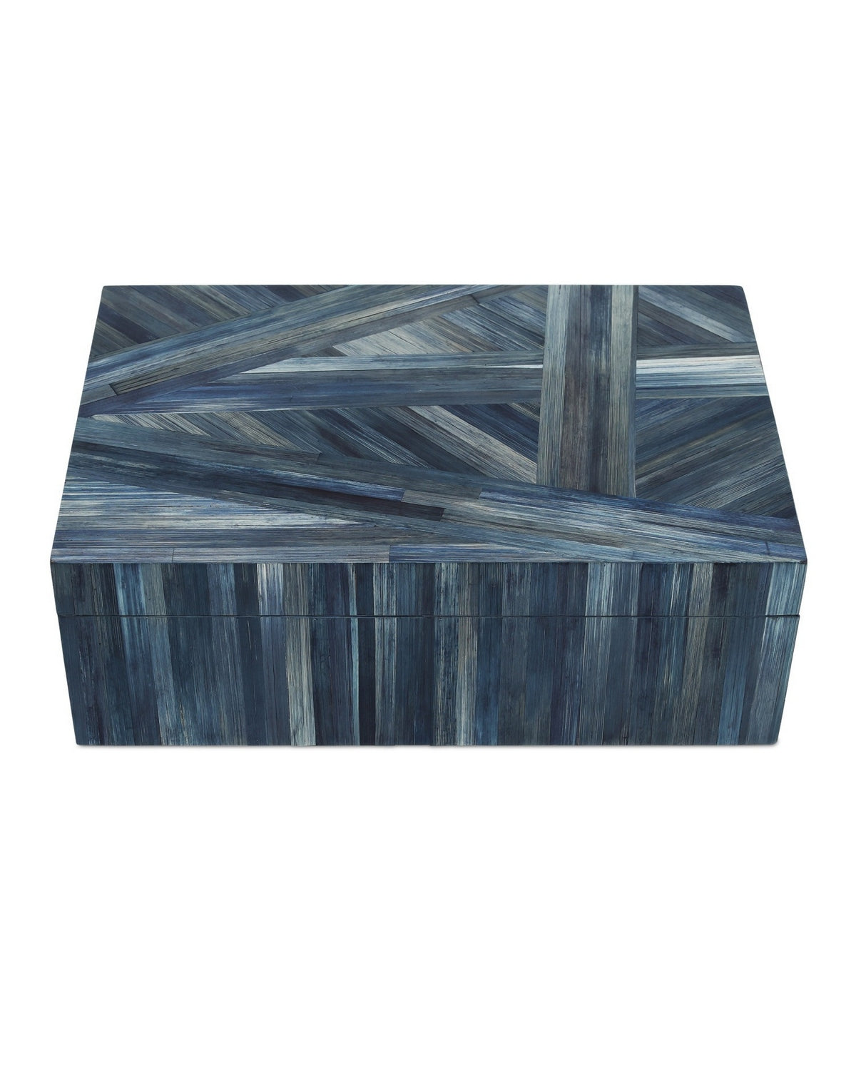 Currey and Company 1200-1067 Winter Harvest Box in Blue