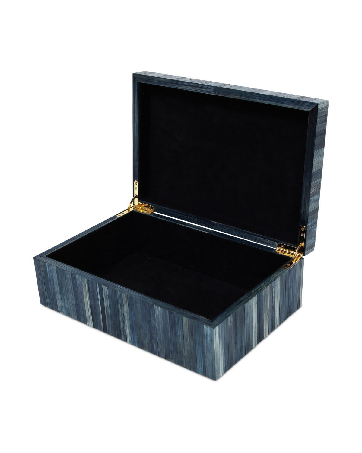 Currey and Company 1200-1067 Winter Harvest Box in Blue