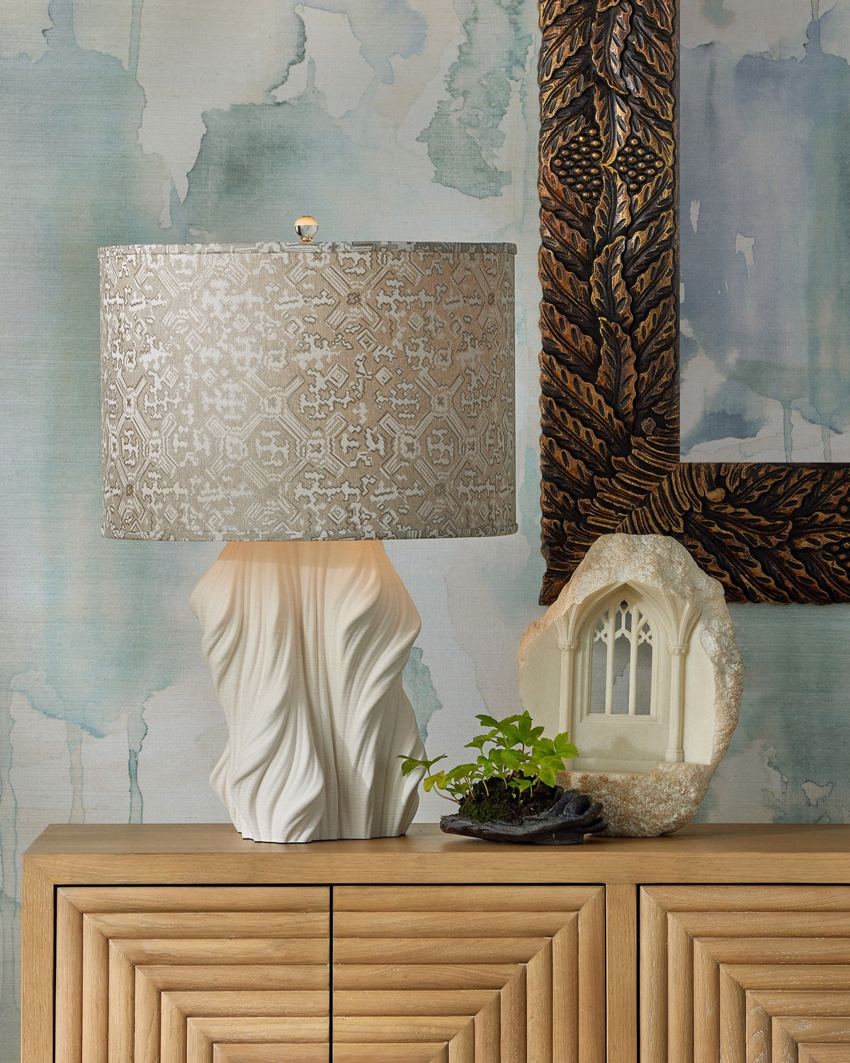 Currey and Company 1200-1072 Architectural Remnant in Antique White