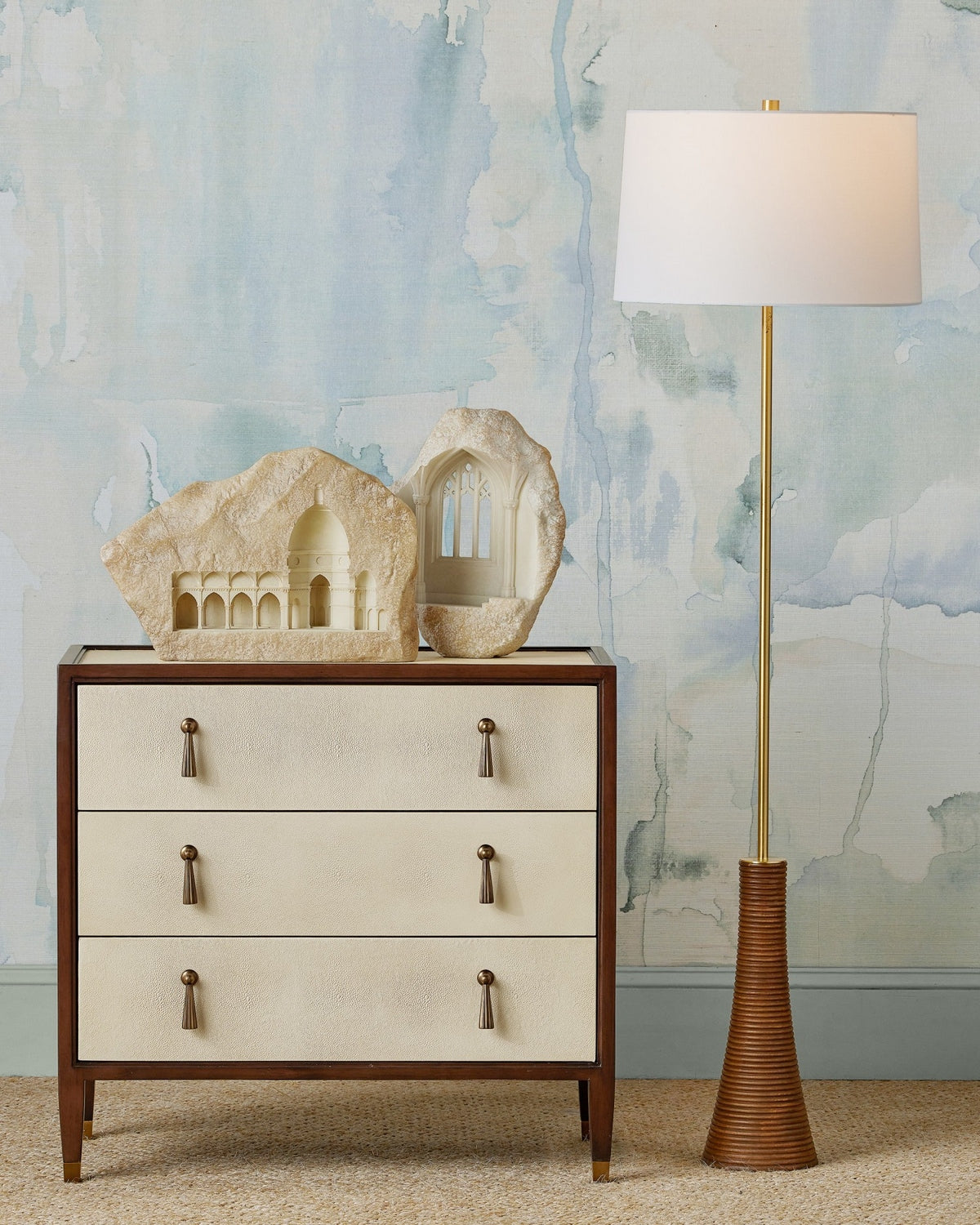 Currey and Company 1200-1072 Architectural Remnant in Antique White