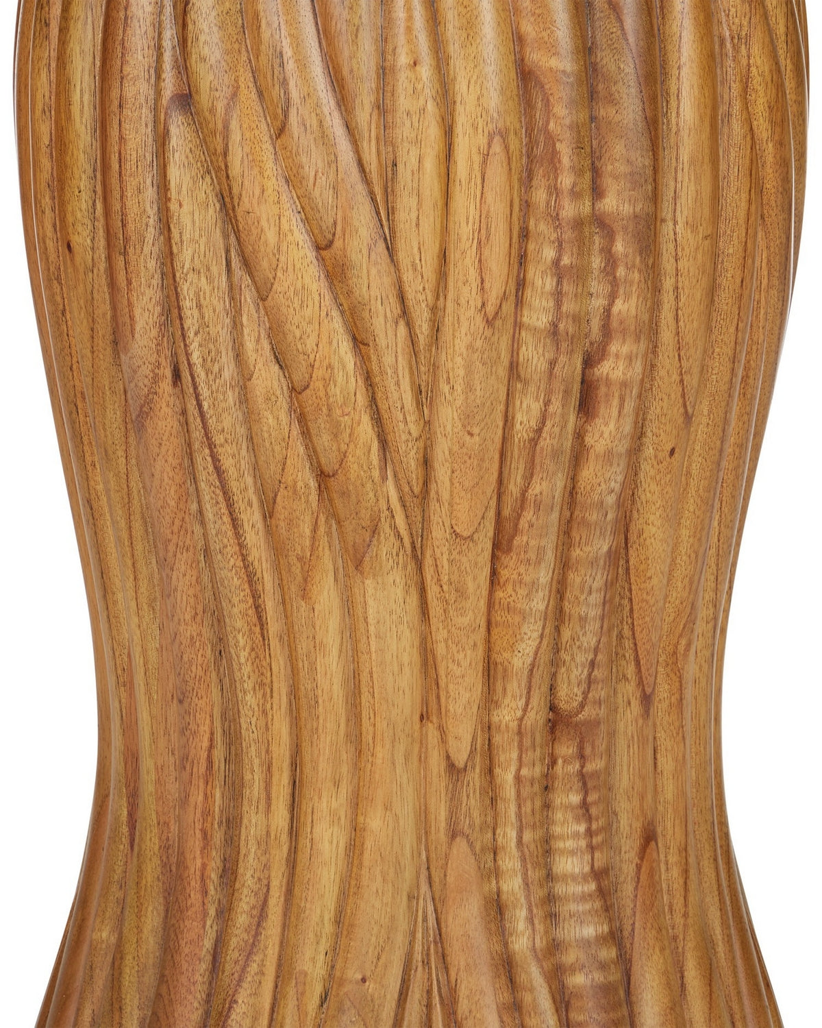 Currey and Company 3000-0335 Tassel Entry Table in Morel Brown/Natural/Brushed Brass