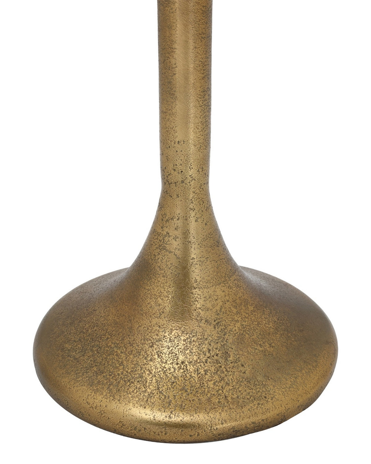 Table d'appoint Currey and Company 4000-0250 Wilderness en laiton antique/naturel