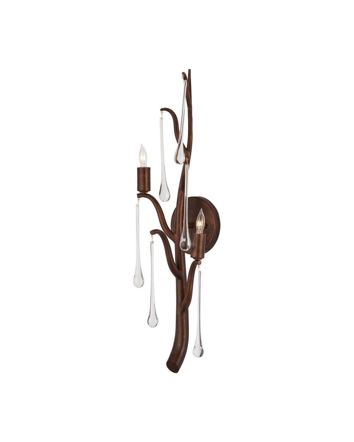 Currey and Company 5000-0291 Morning Grove Murale en or/transparent du Rhin