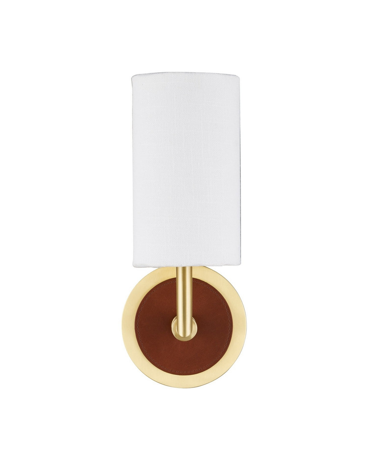 Currey and Company 5000-0298 Ellerston Murale couleur marron selle/laiton brossé