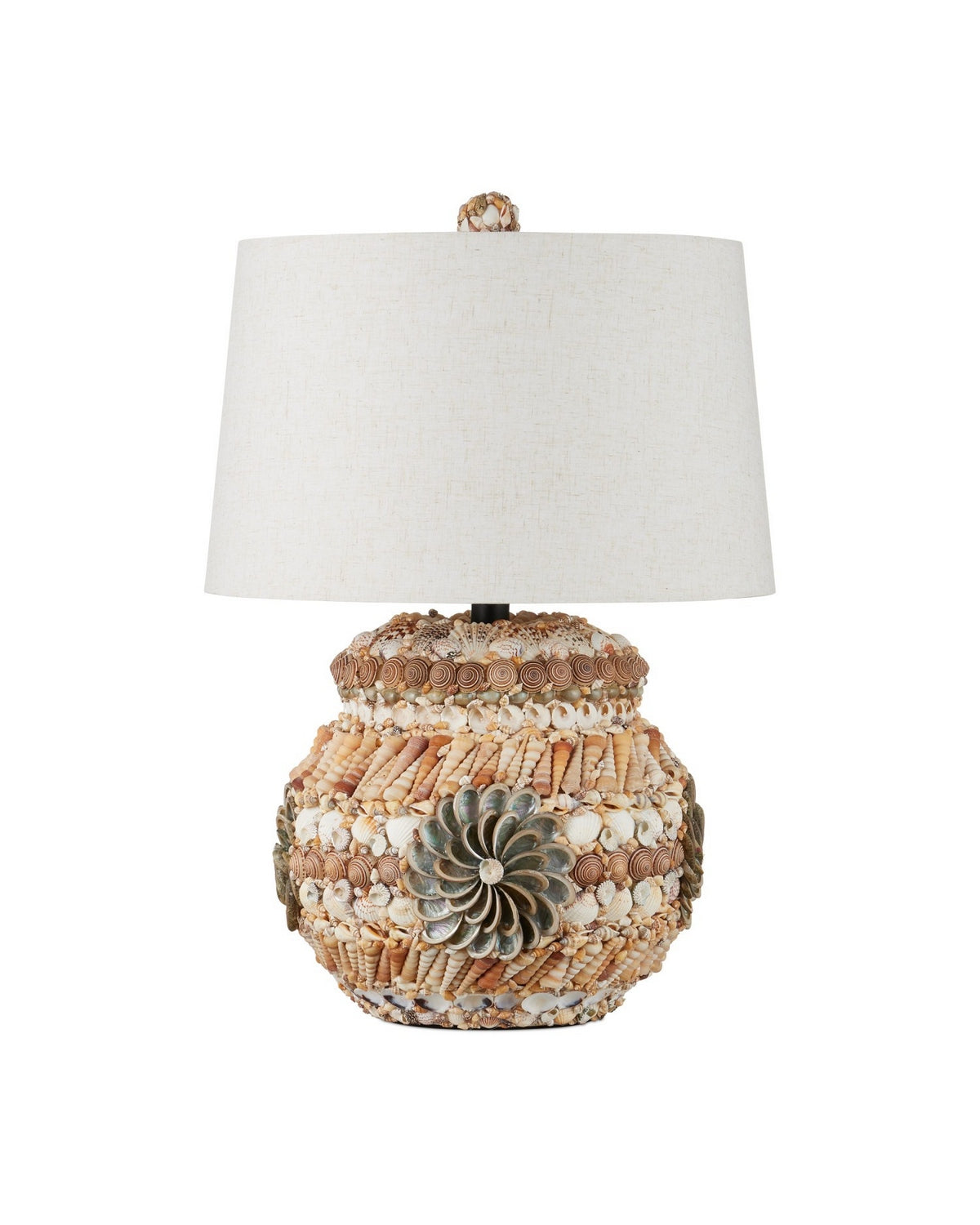 Currey and Company 6000-1055 Paysage marin Lampe de table en naturel