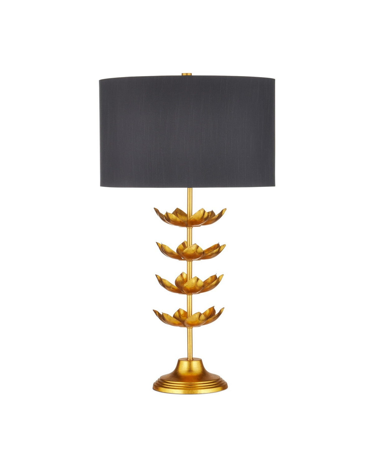 Currey et Compagnie 6000-1056 Éveil Lampe de table en feuille d'or
