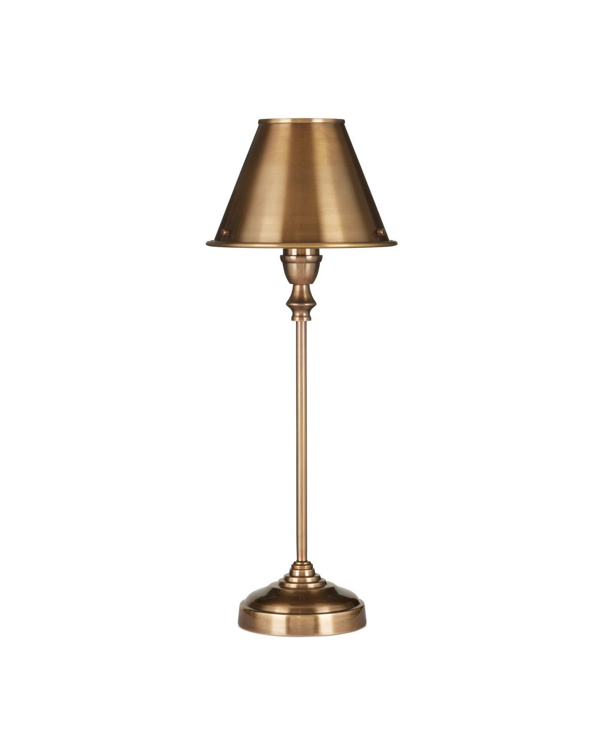 Currey and Company 6000-1059 Rowsay Lampe de table en laiton antique