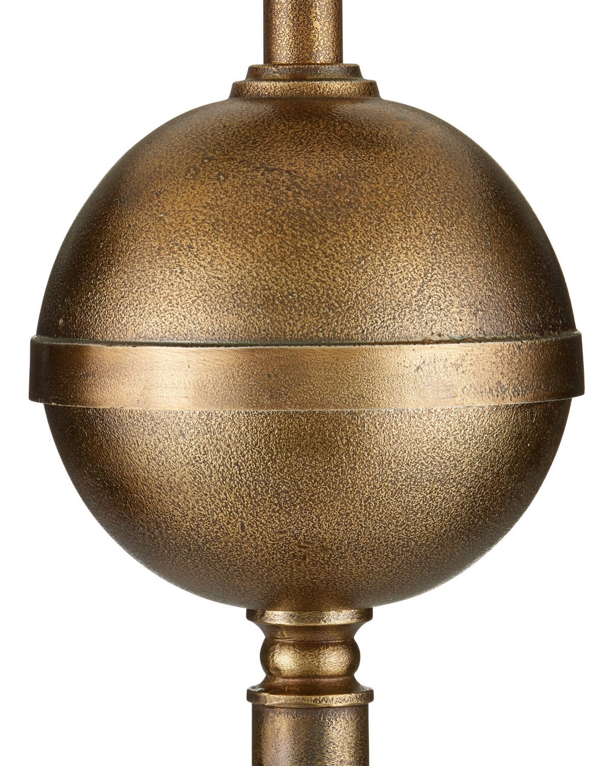 Lampadaire Boullee 8000-0179 de Currey and Company en laiton antique