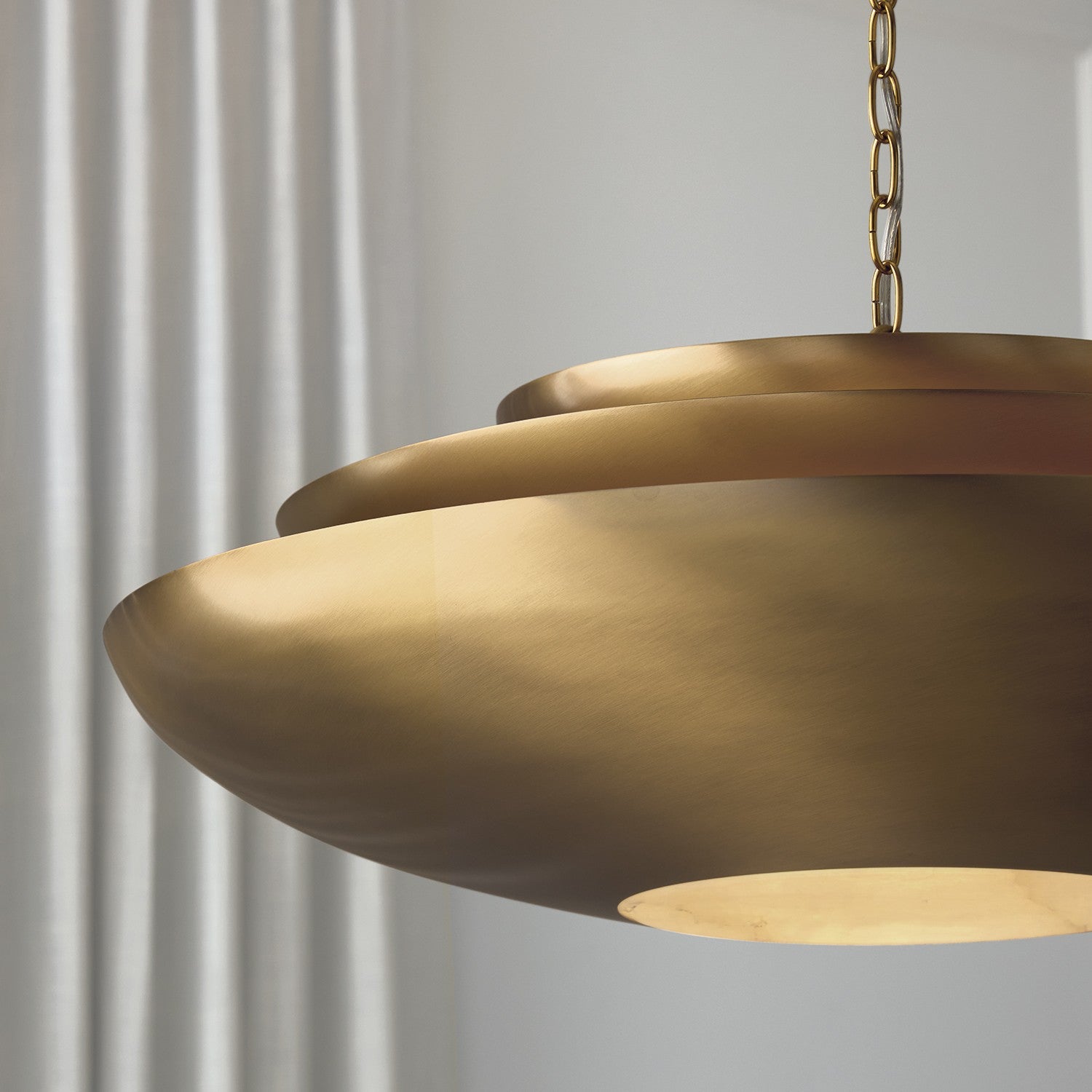 Capital Lighting - 357741AD - Four Light Pendant - Gia - Aged Brass