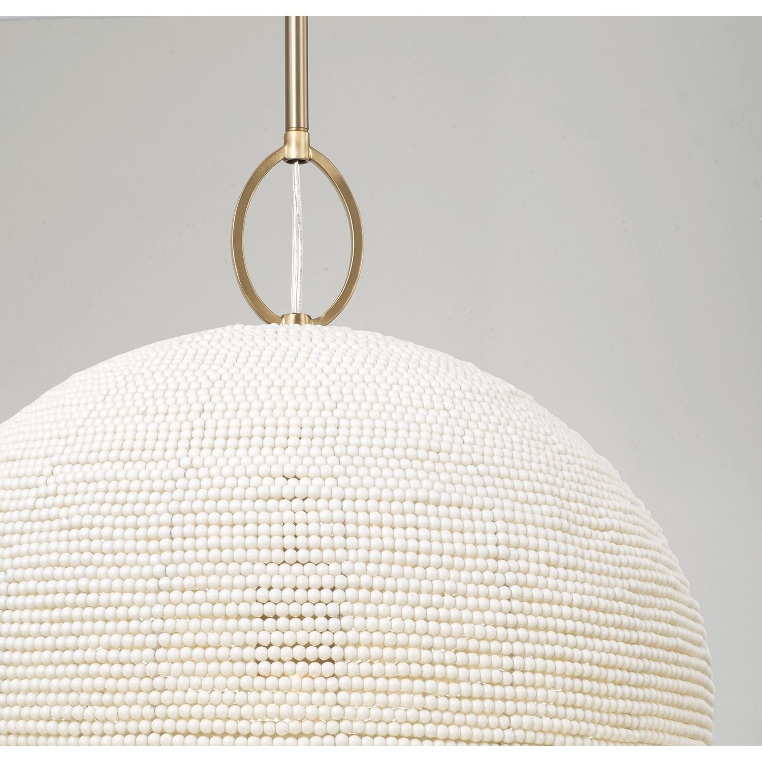 Éclairage Capital - 358813AD - Une lampe Suspension - Natalia - Laiton vieilli