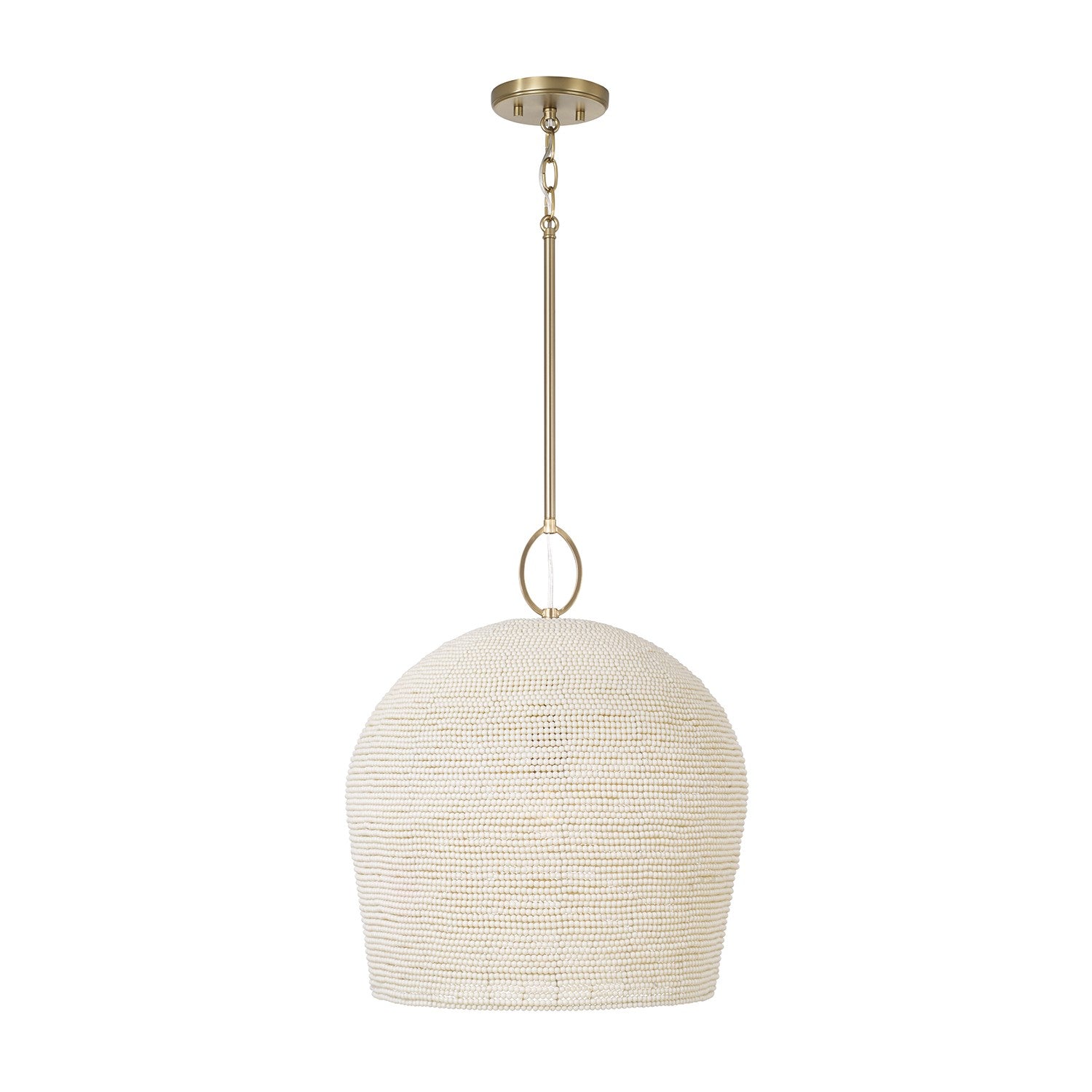 Éclairage Capital - 358813AD - Une lampe Suspension - Natalia - Laiton vieilli