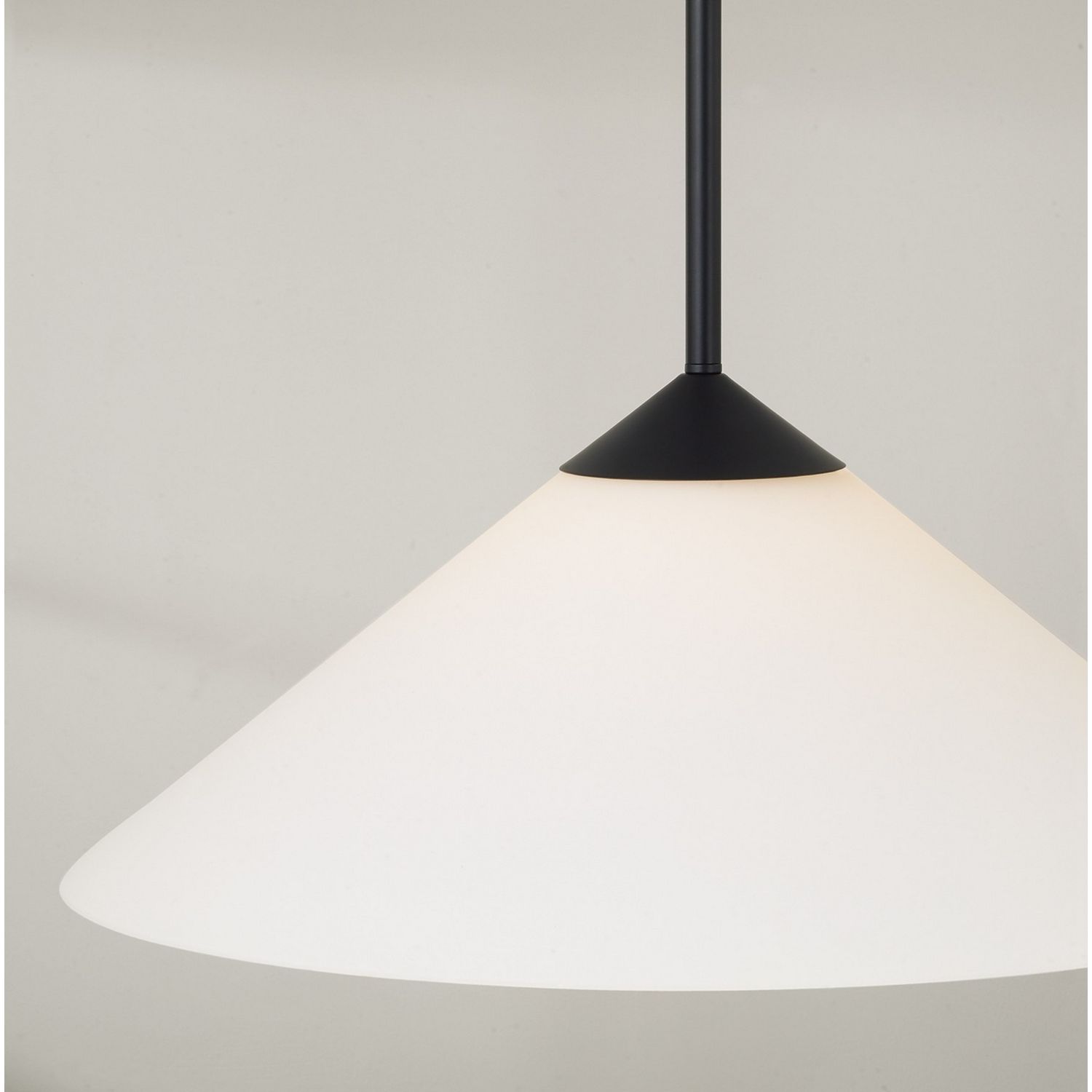 Éclairage Capital - 359111MB - Une lampe Suspension - Gatsby - Noir mat