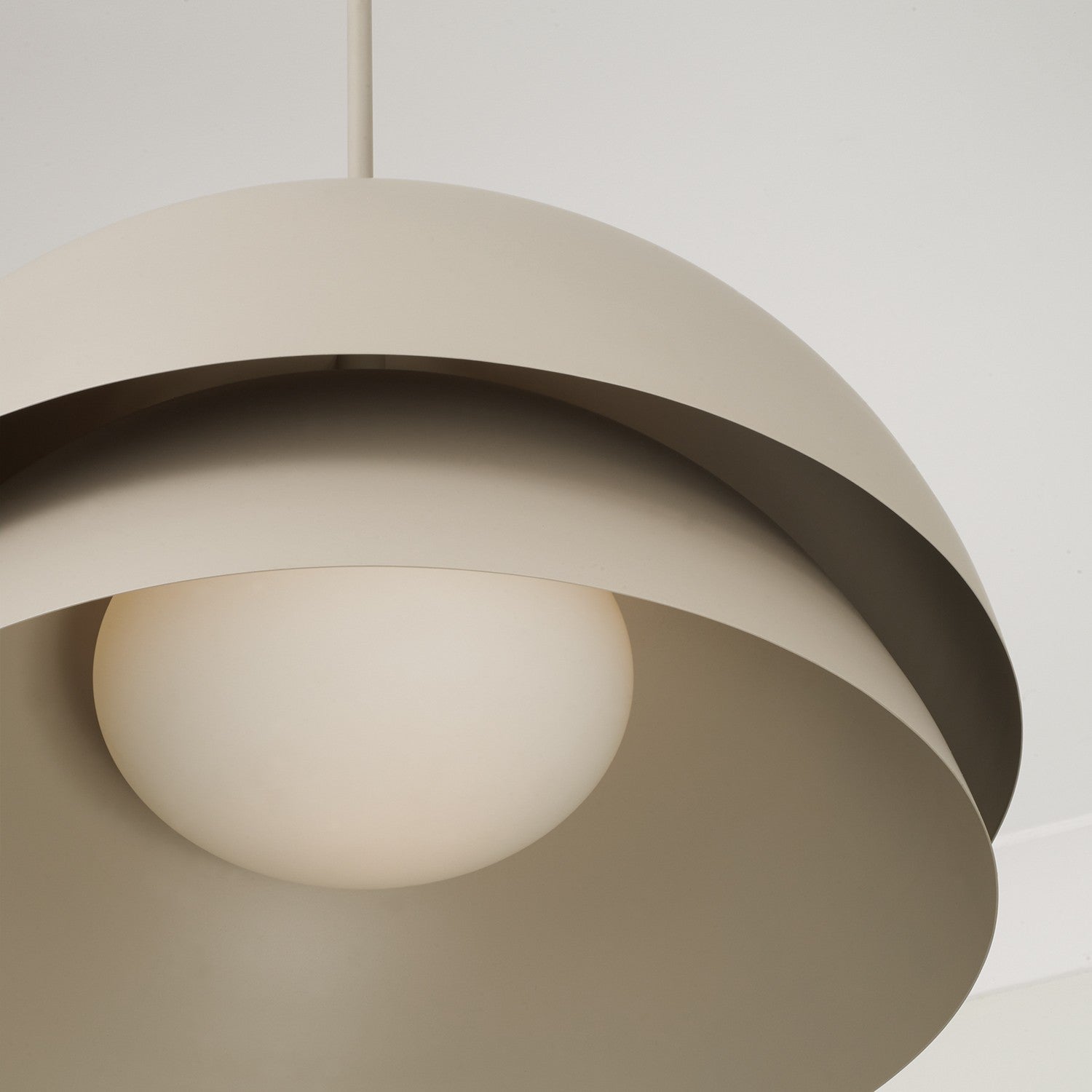 Éclairage Capital - 359212TP - Une lampe Suspension - Jensen - Taupe